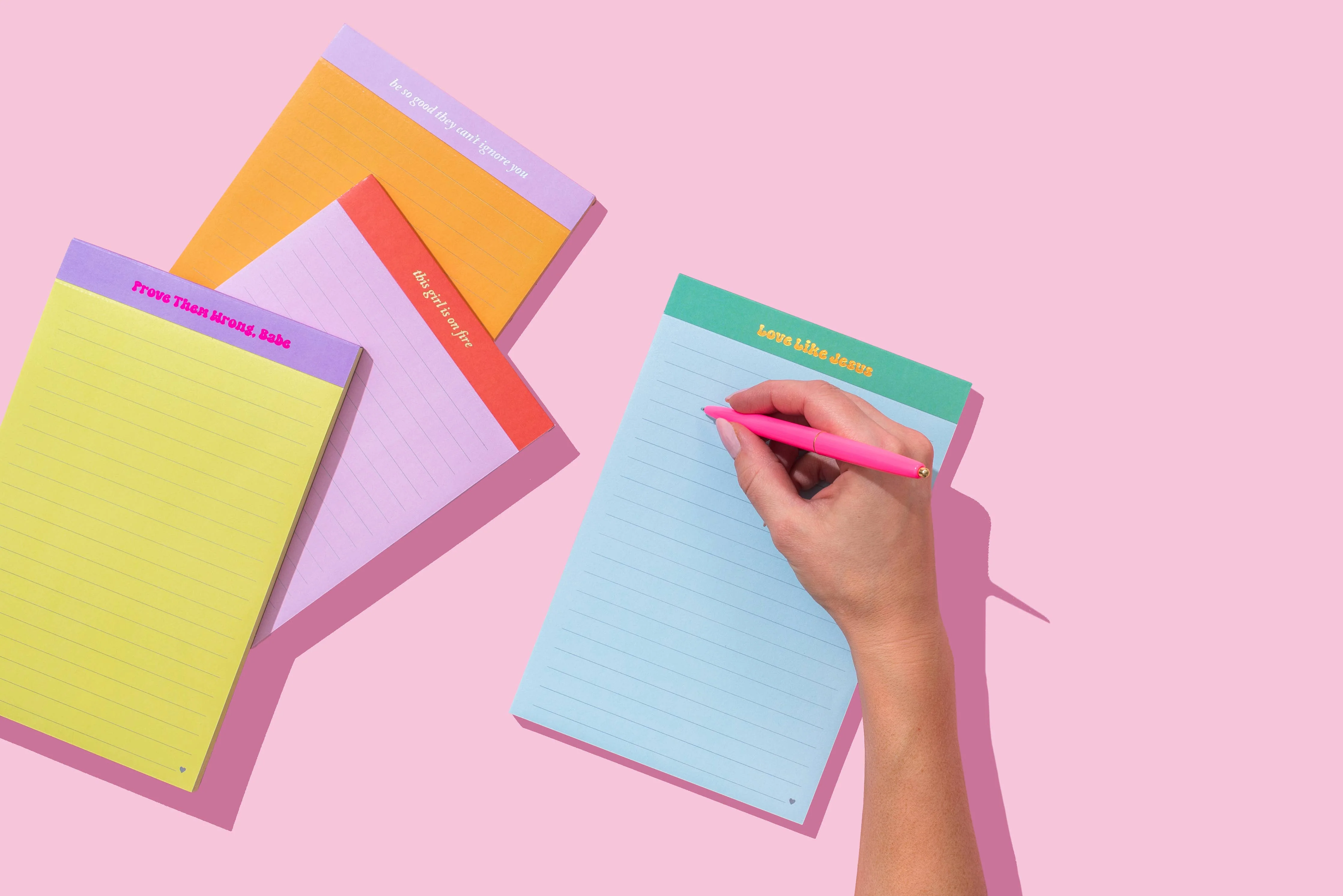 Large List Pad - "This Girl is on Fire" - 75 Sheets - Image 2