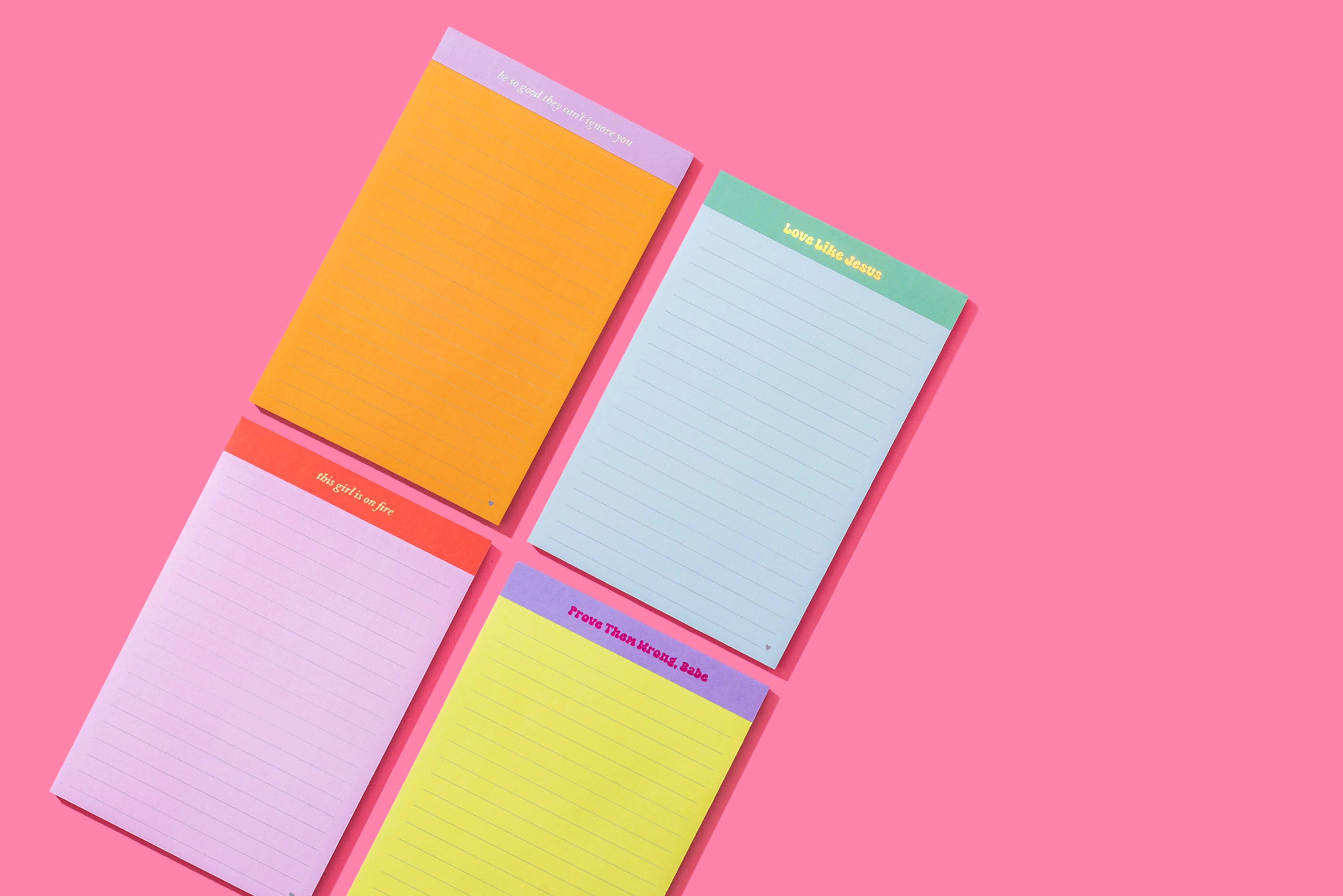 Large List Pad - "This Girl is on Fire" - 75 Sheets - Image 3
