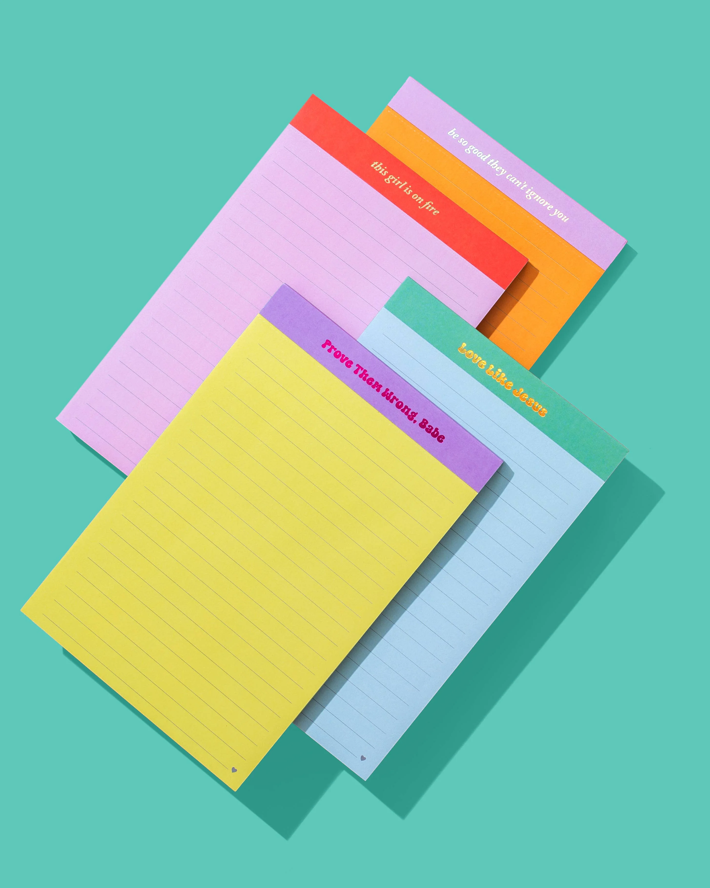 Large List Pad - "This Girl is on Fire" - 75 Sheets - Image 4