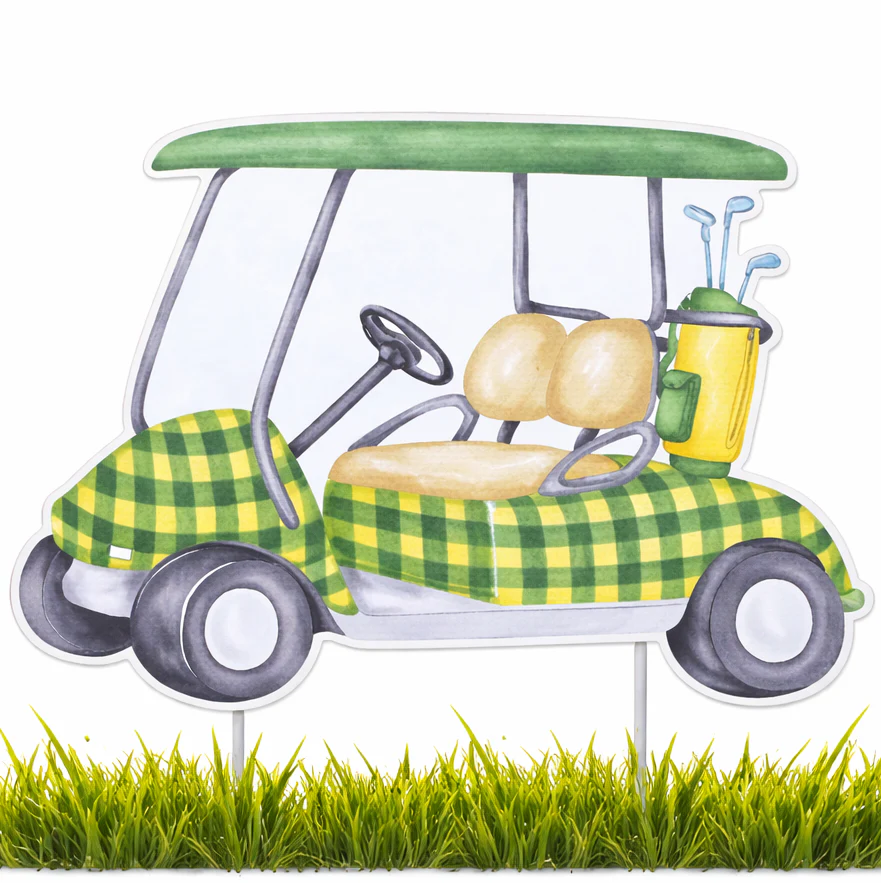 Tee Time Garden Stake