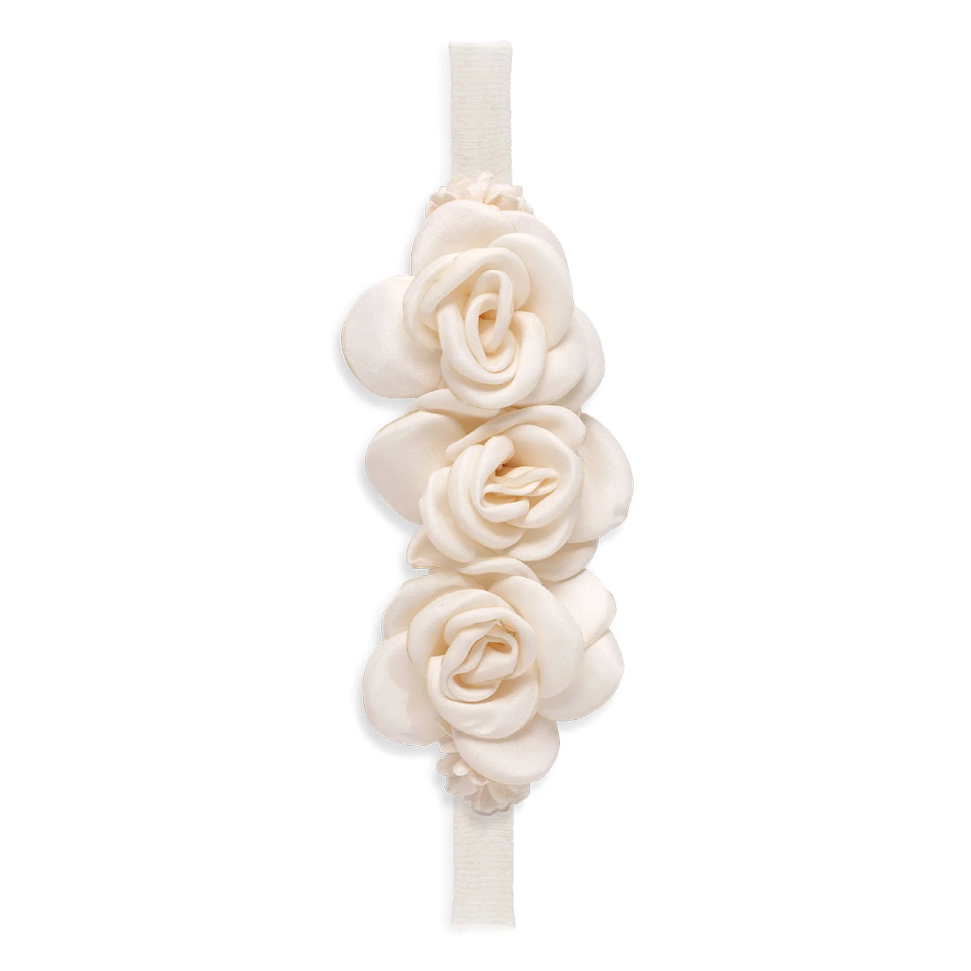 Girl's Headband with Faux Flowers - Image 2