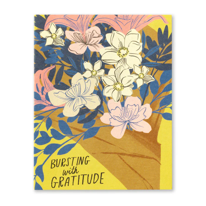 Thank You Card-Bursting with Gratitude