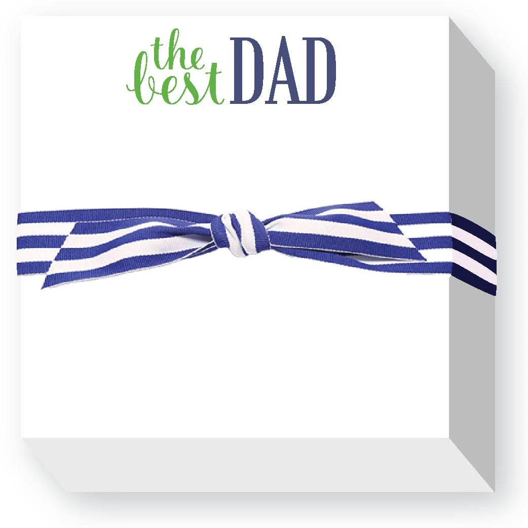 THE BEST DAD CHUBBIE NOTEPAD