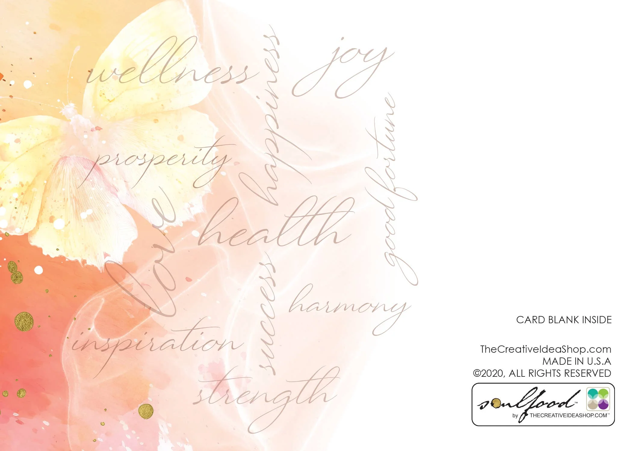 TEA GREETING Card with REAL TEA BAG - Get Well Wishes - Image 3