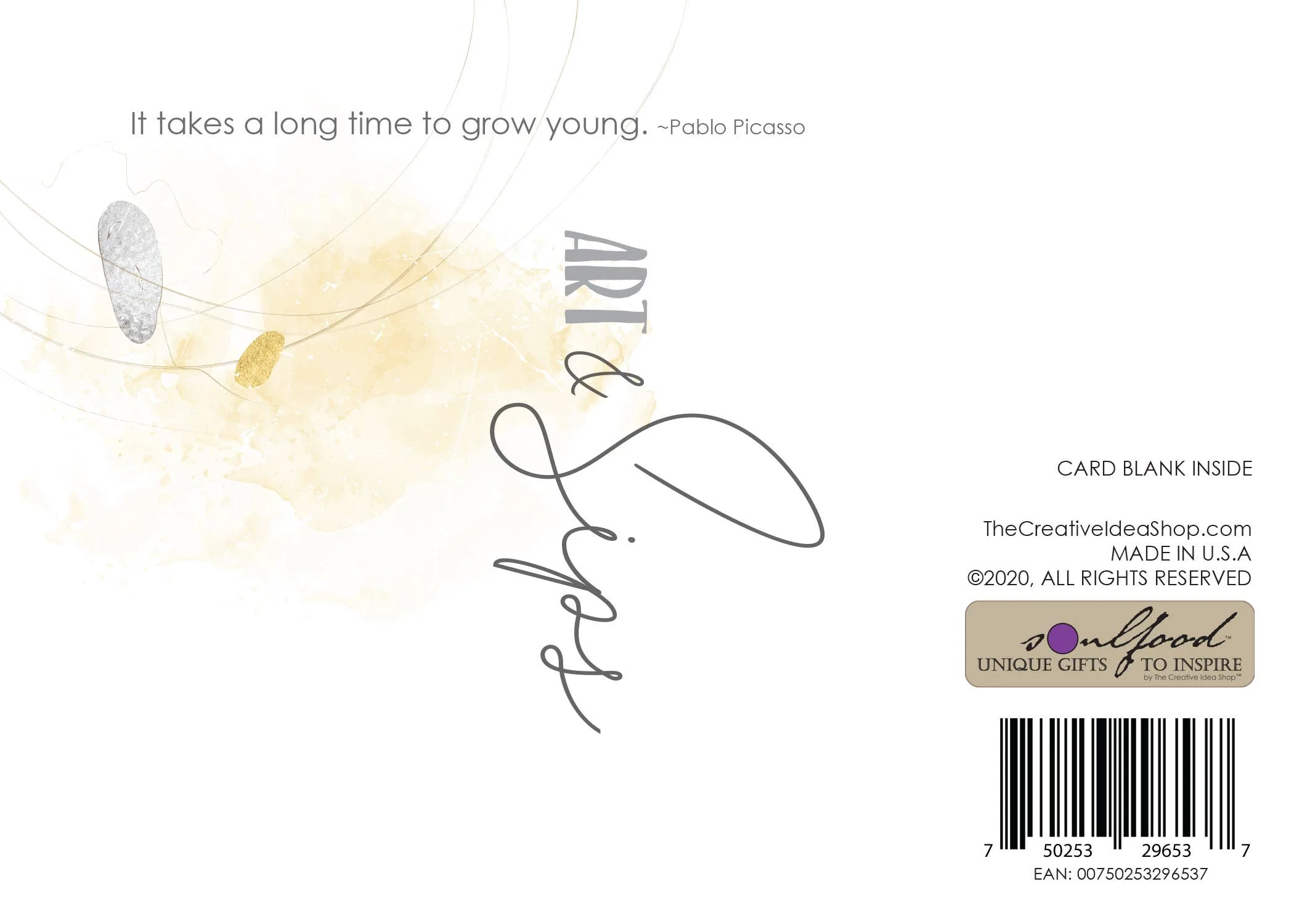 TEA GREETING Card with REAL TEA BAG - Image 3