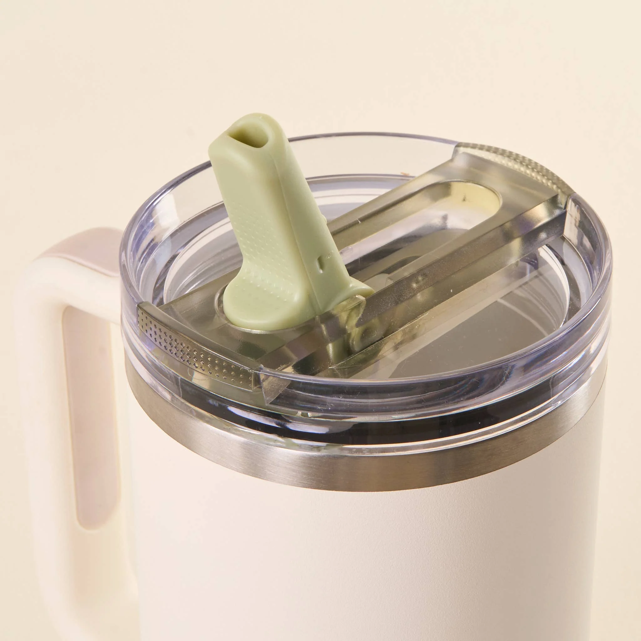 40oz Lifestyle Flip Straw Lid-Green - Image 2