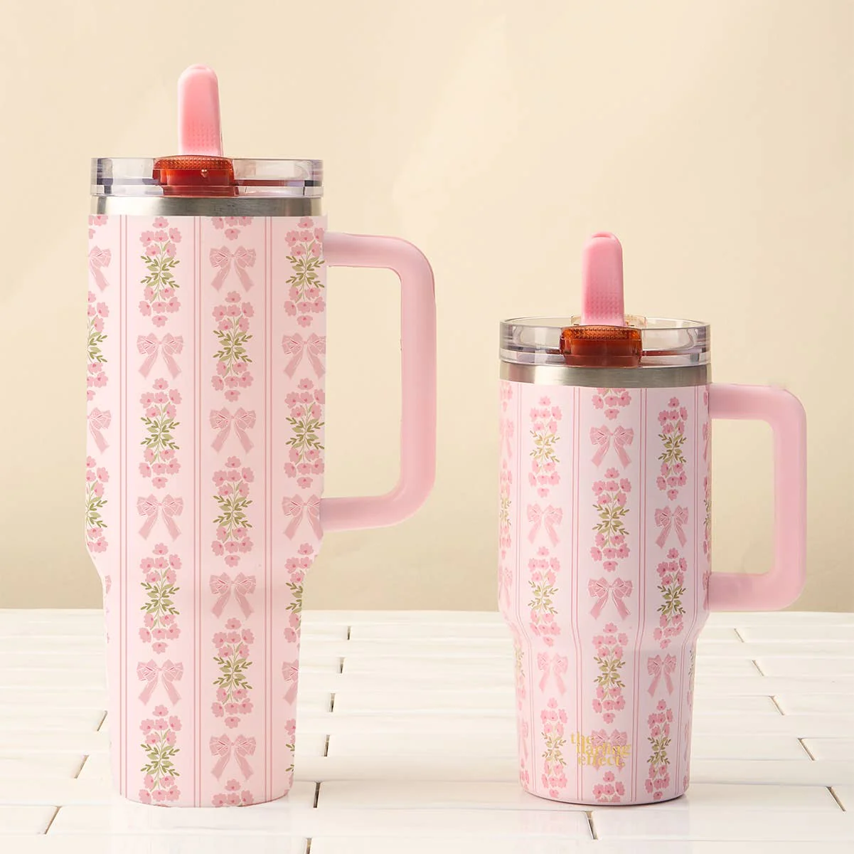 40 oz Lifestyle Flip Straw Tumbler–Oh So Fancy Pink - Image 4