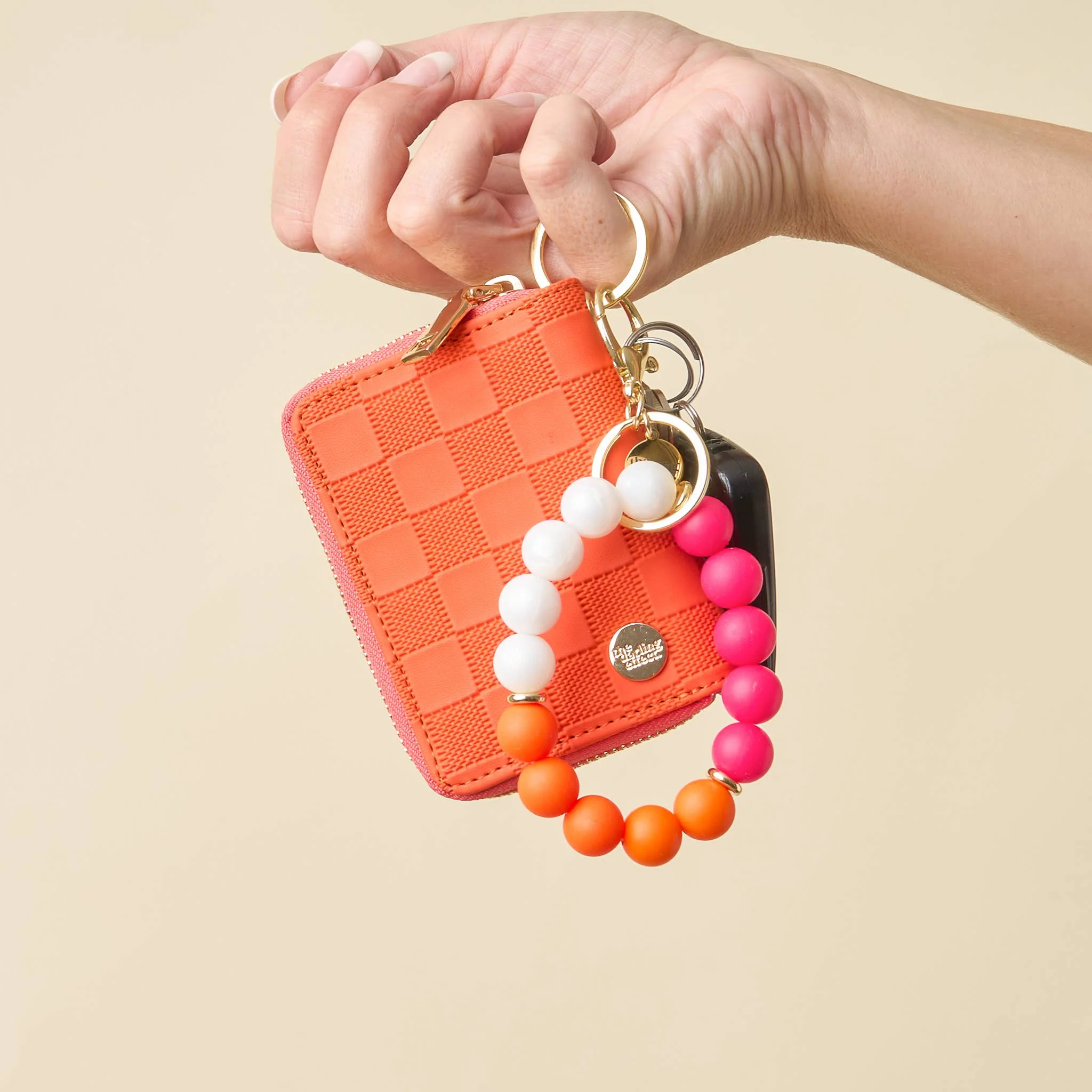 Hands-Free Keychain Wristlet-Howdy Honey - Image 2