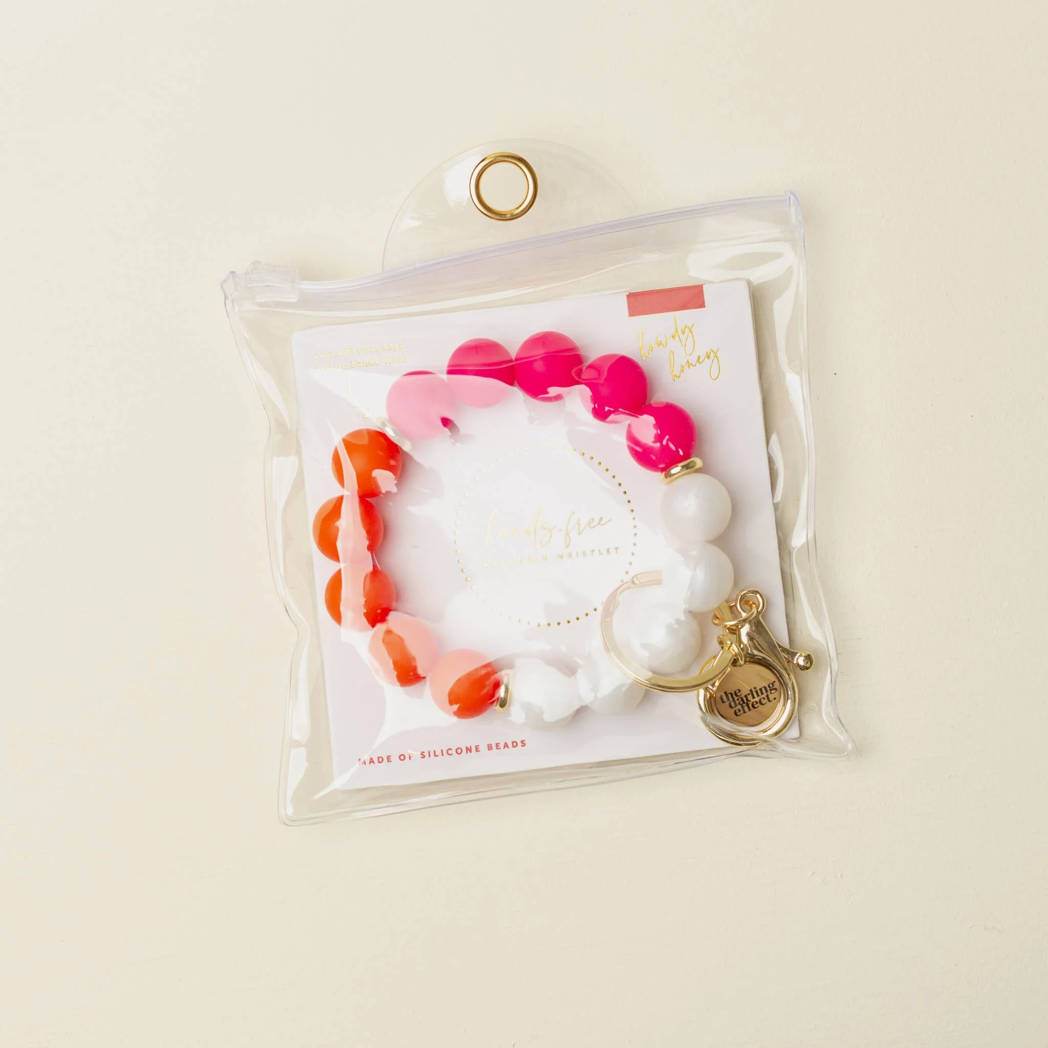 Hands-Free Keychain Wristlet-Howdy Honey - Image 3
