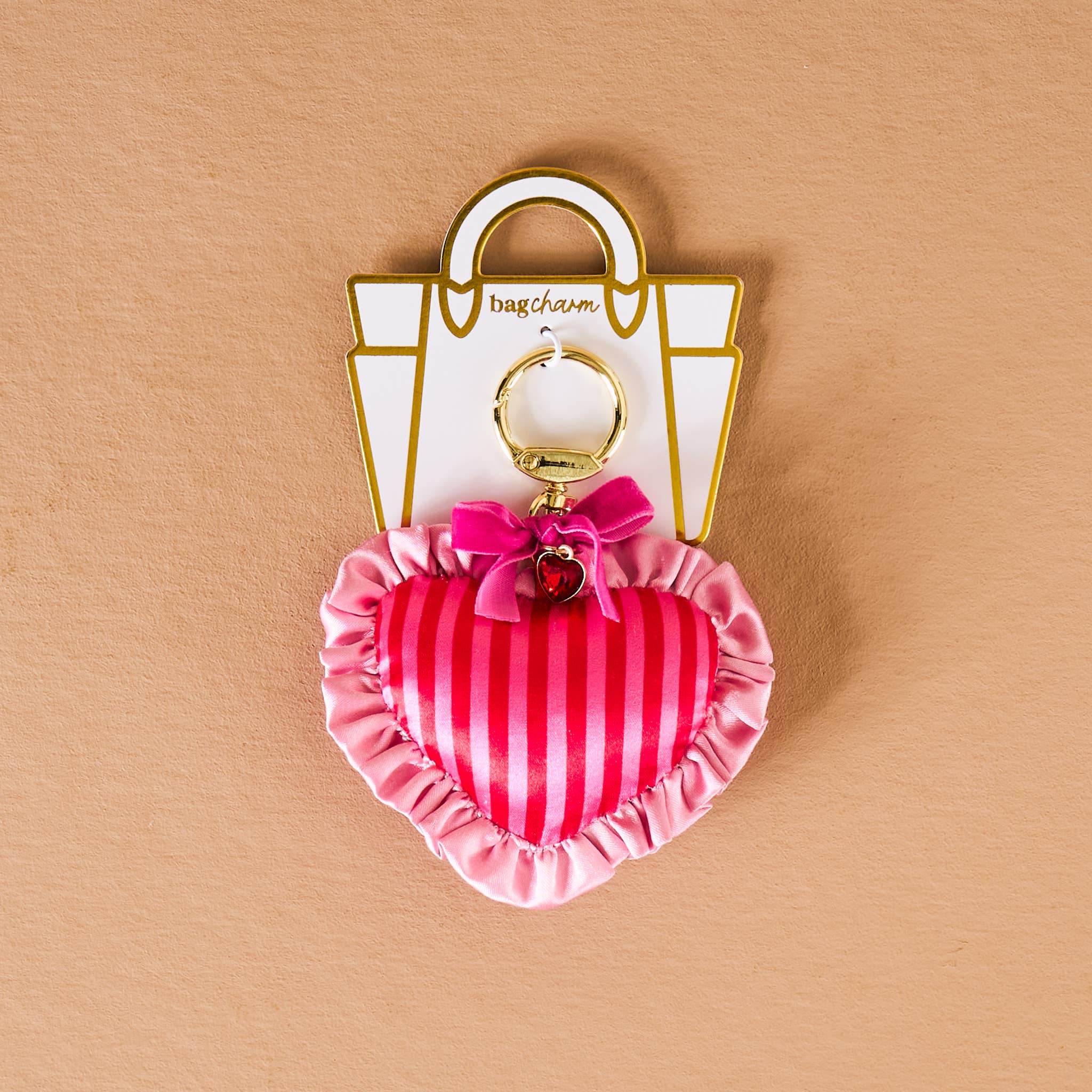 Puffy Heart Bag Charm-Heartthrob - Image 3