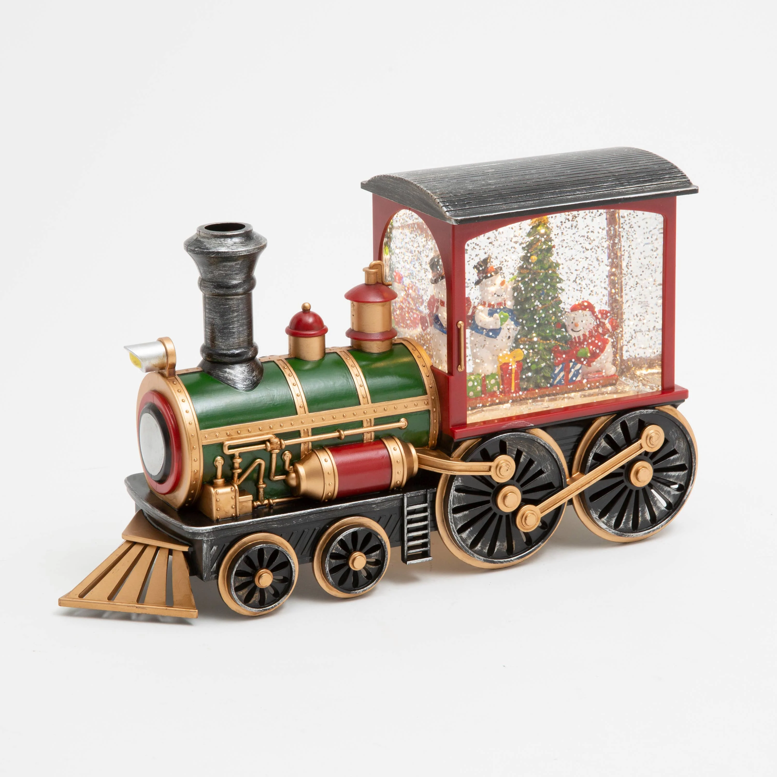 Lighted Spinning Water Globe Train - Image 3