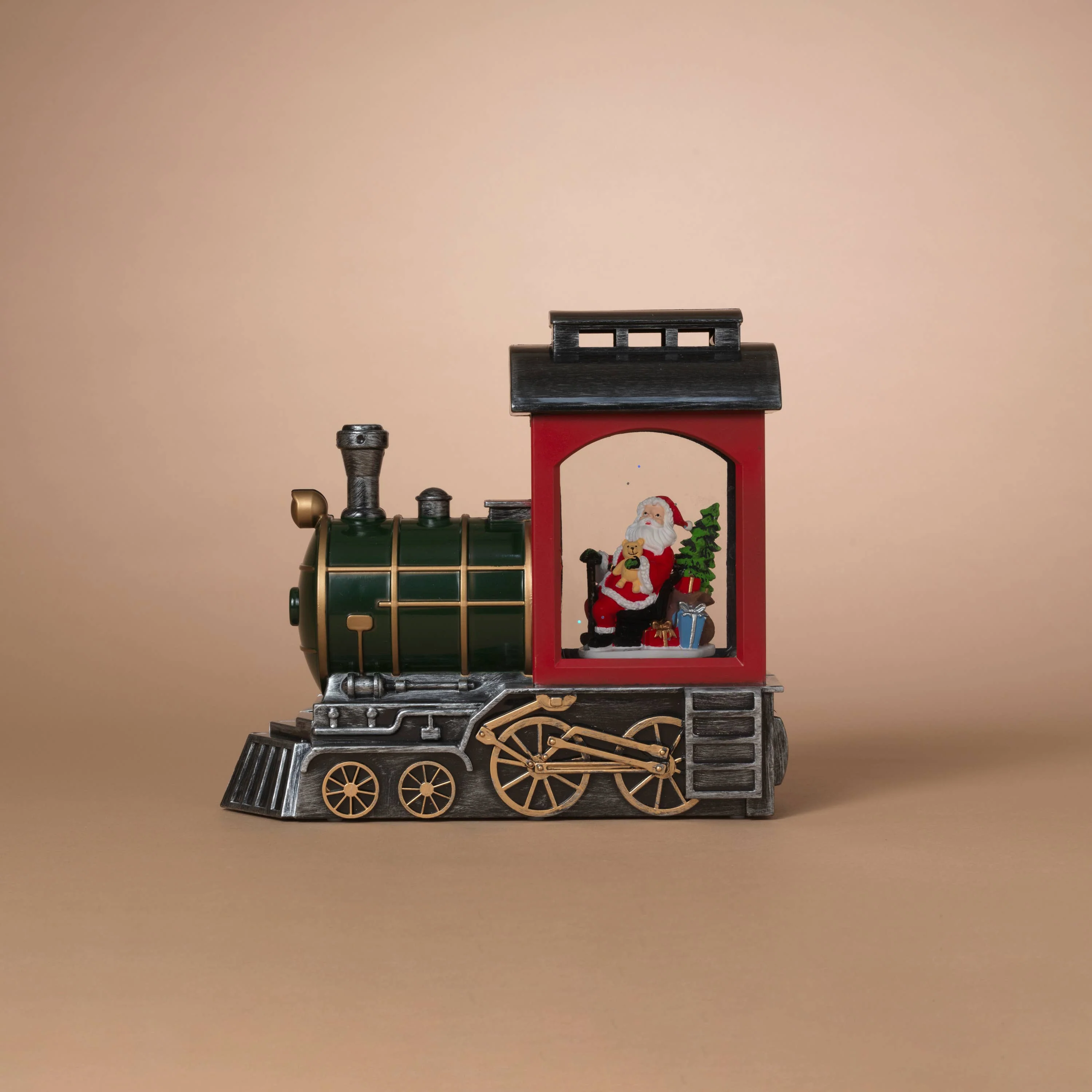 Lighted Spinning Water Globe Train - Image 2