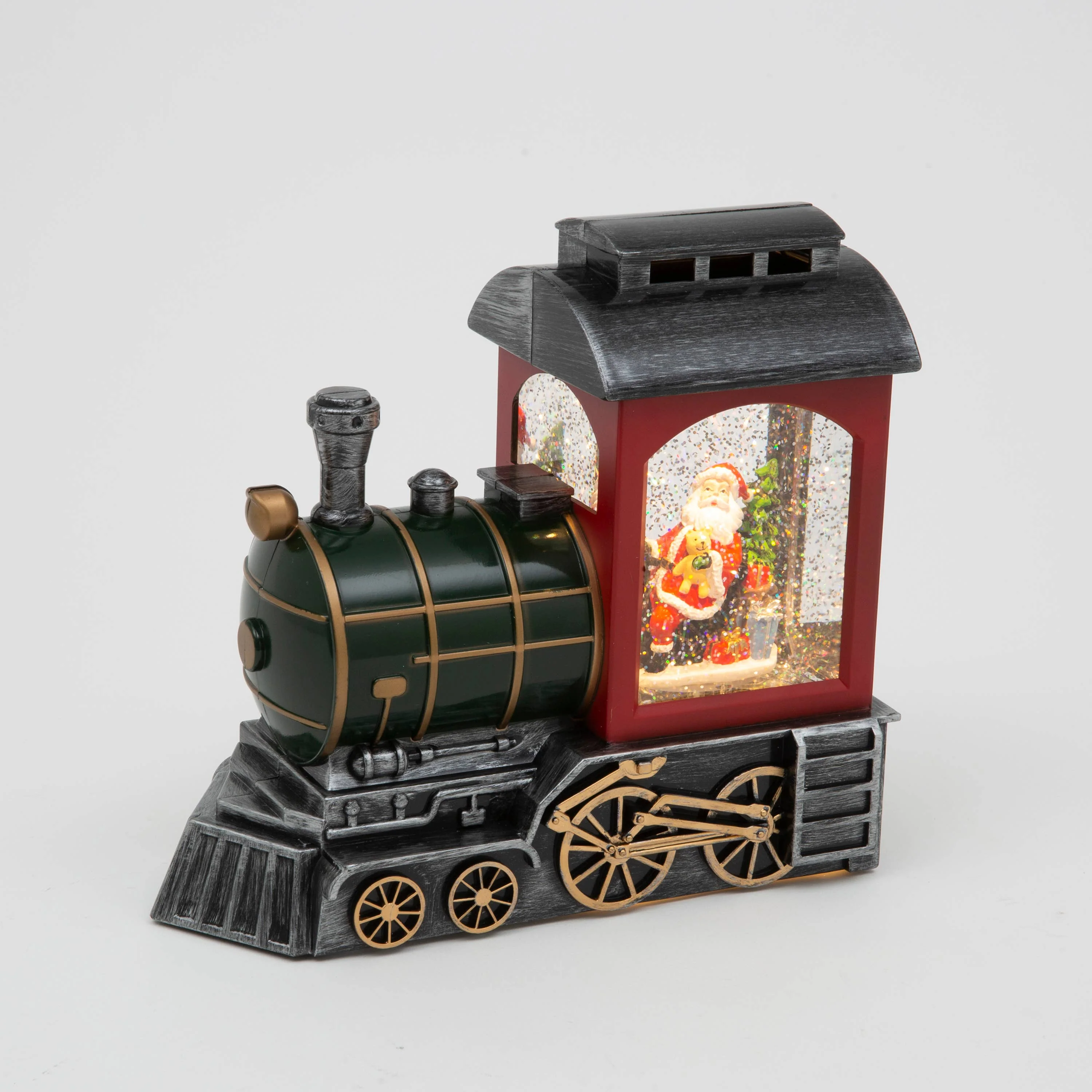 Lighted Spinning Water Globe Train - Image 3