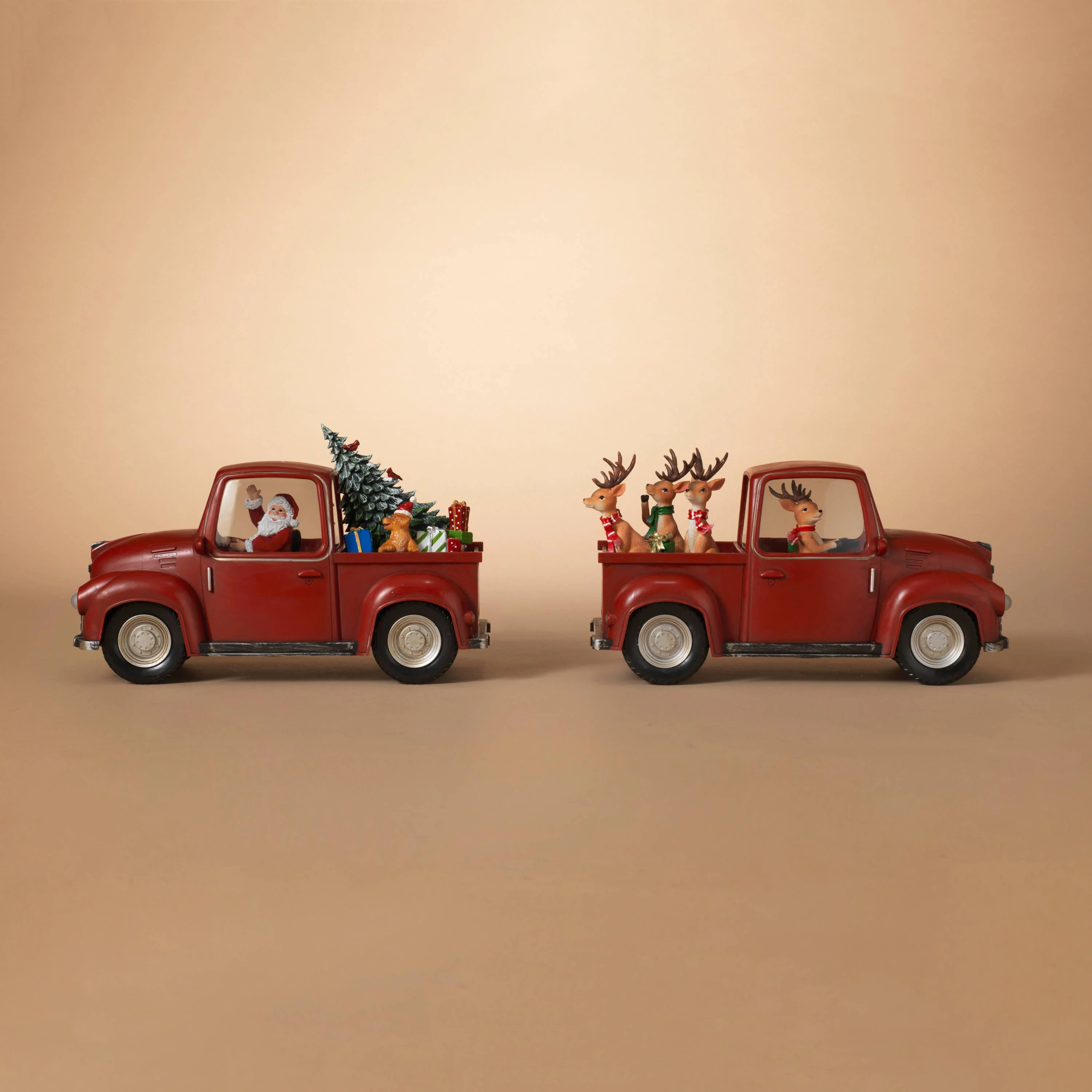 Lighted Spinning Water Globe Truck - Image 2