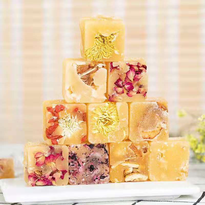 Gourmet Honey Sugar Cubes with flowers and fruit - Image 2