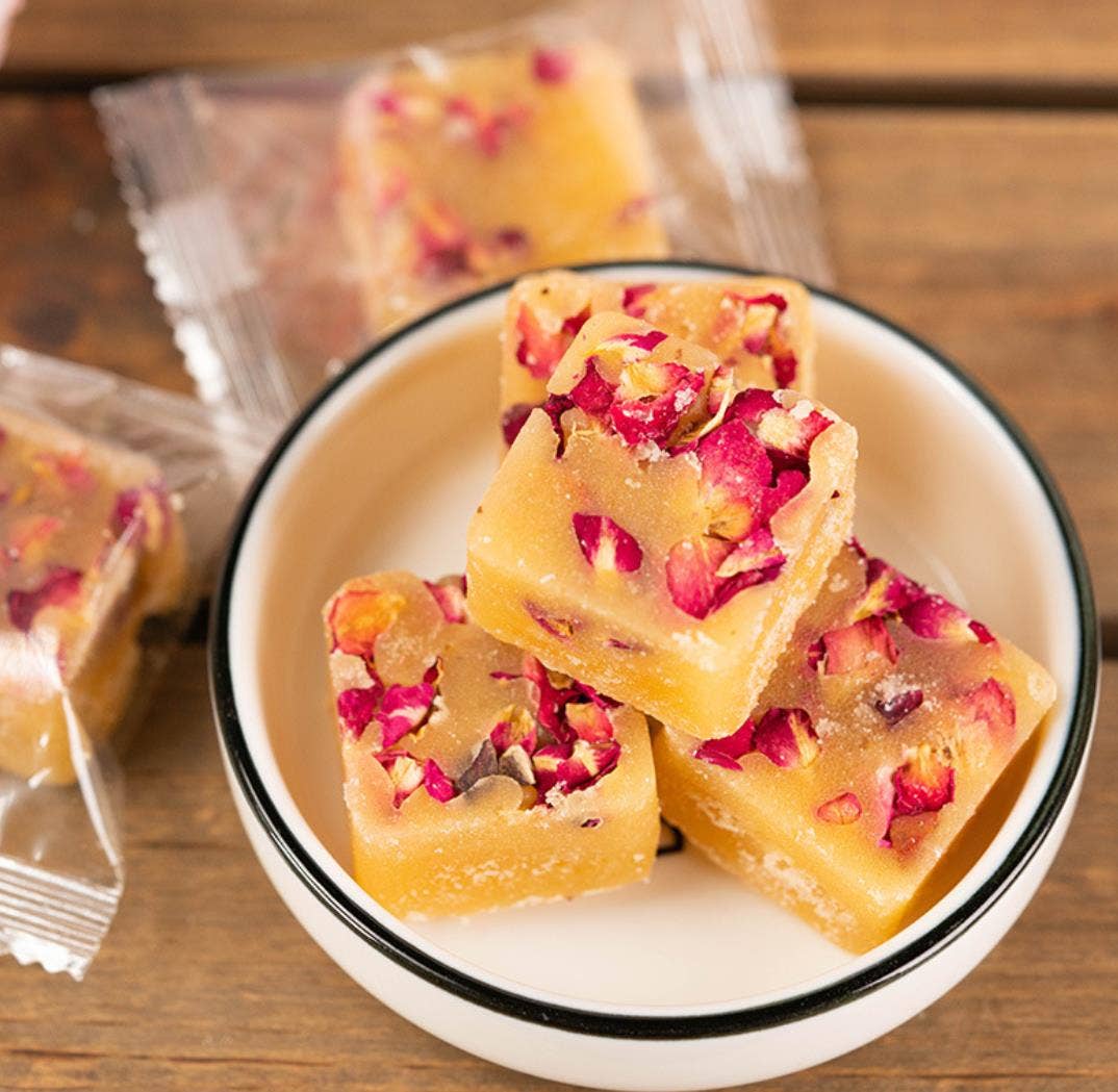 Gourmet Honey Sugar Cubes with flowers and fruit - Image 6