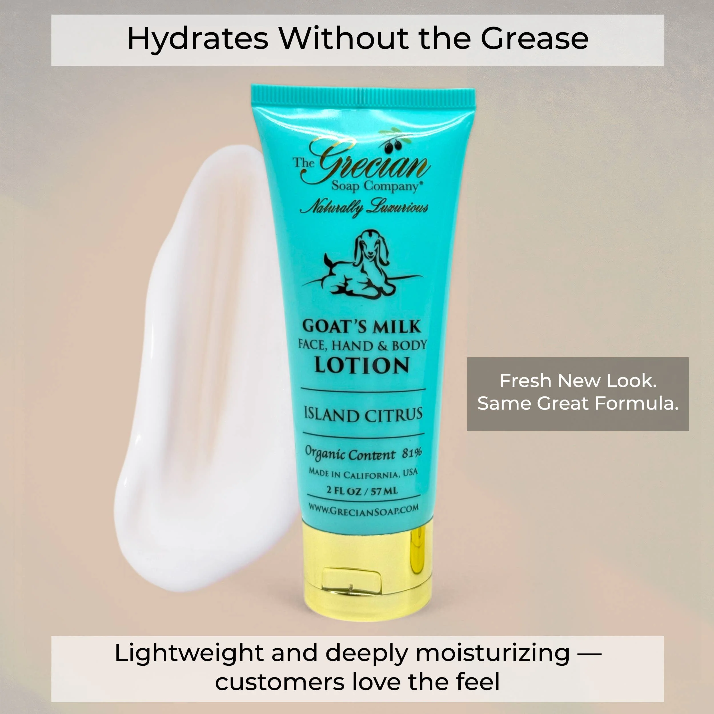 The Grecian Soap Company - Organic Beauty Hydrating Goat Milk Lotion Tubes 2oz. - Image 4