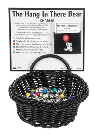 The Hang in There Bear Charms