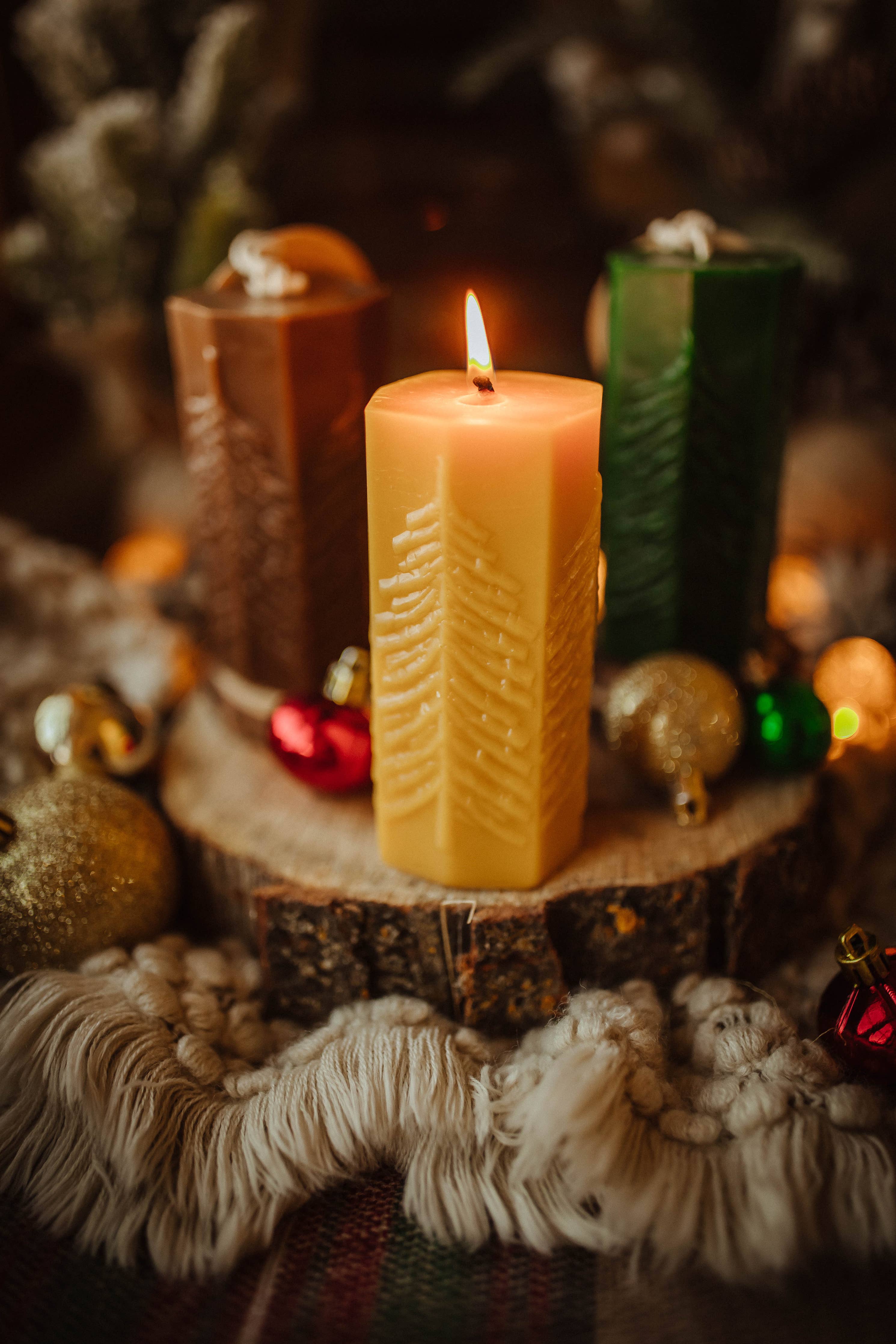 Lone Tree Beeswax Candle - Image 10