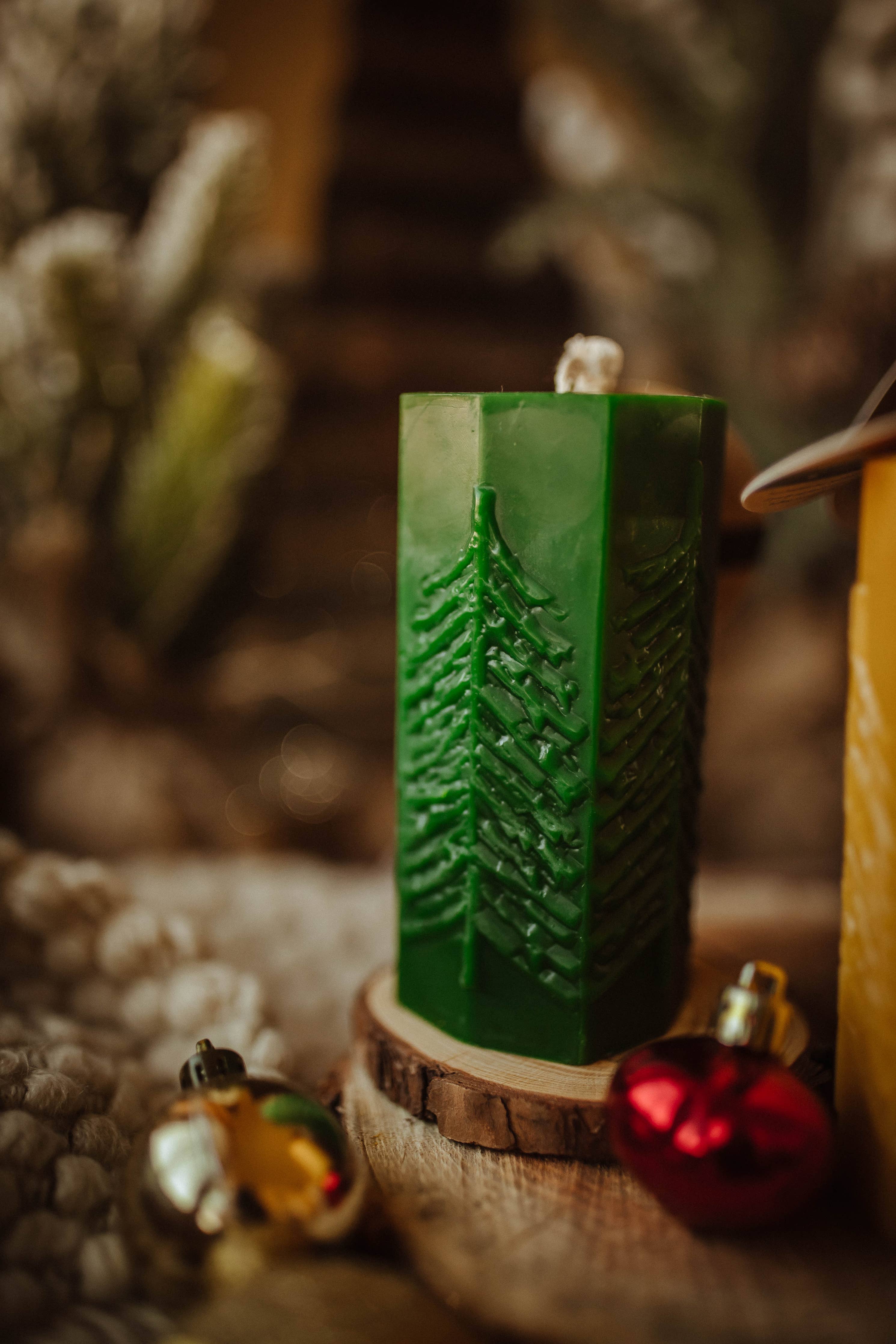 Lone Tree Beeswax Candle - Image 2