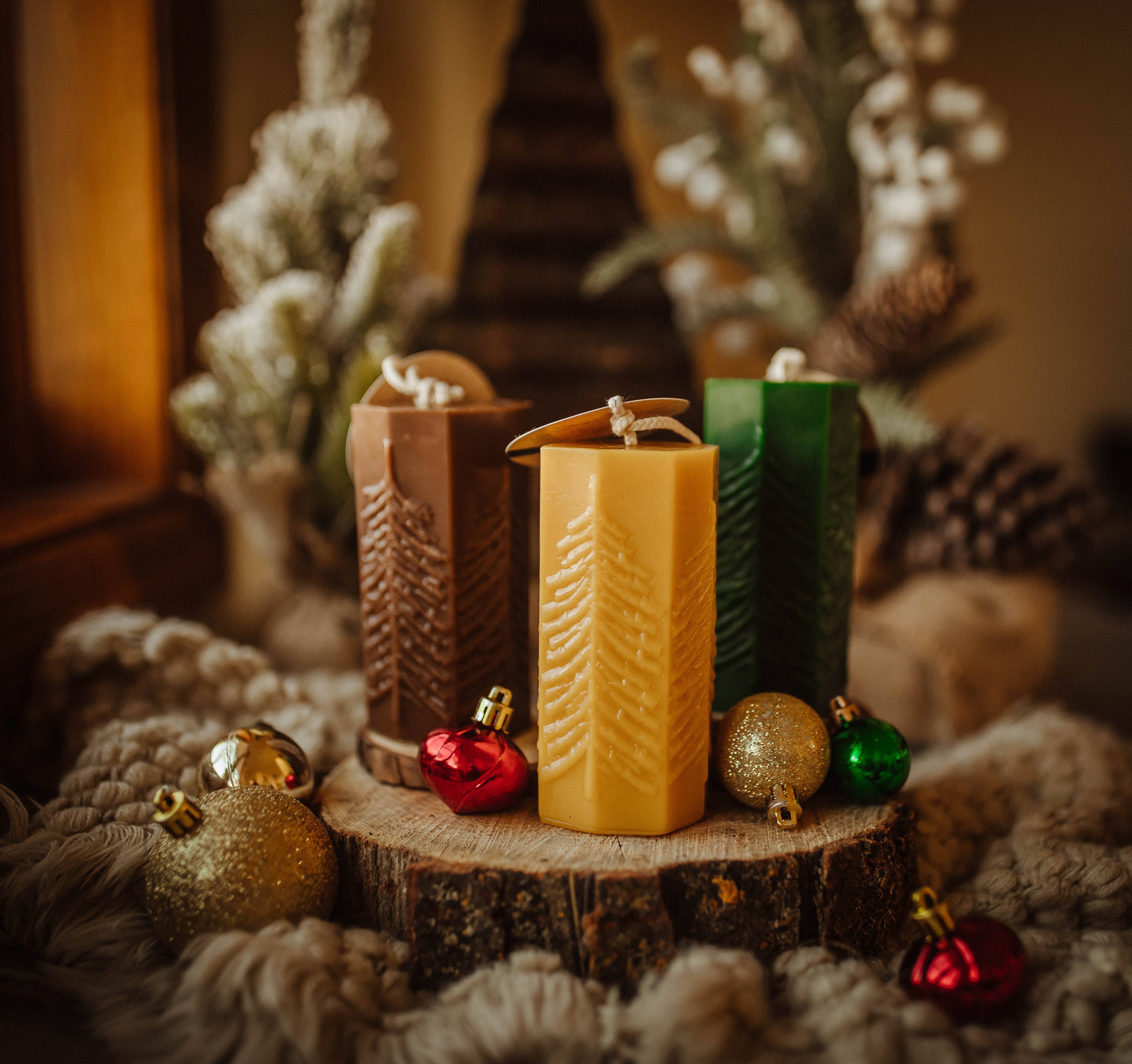 Lone Tree Beeswax Candle - Image 4