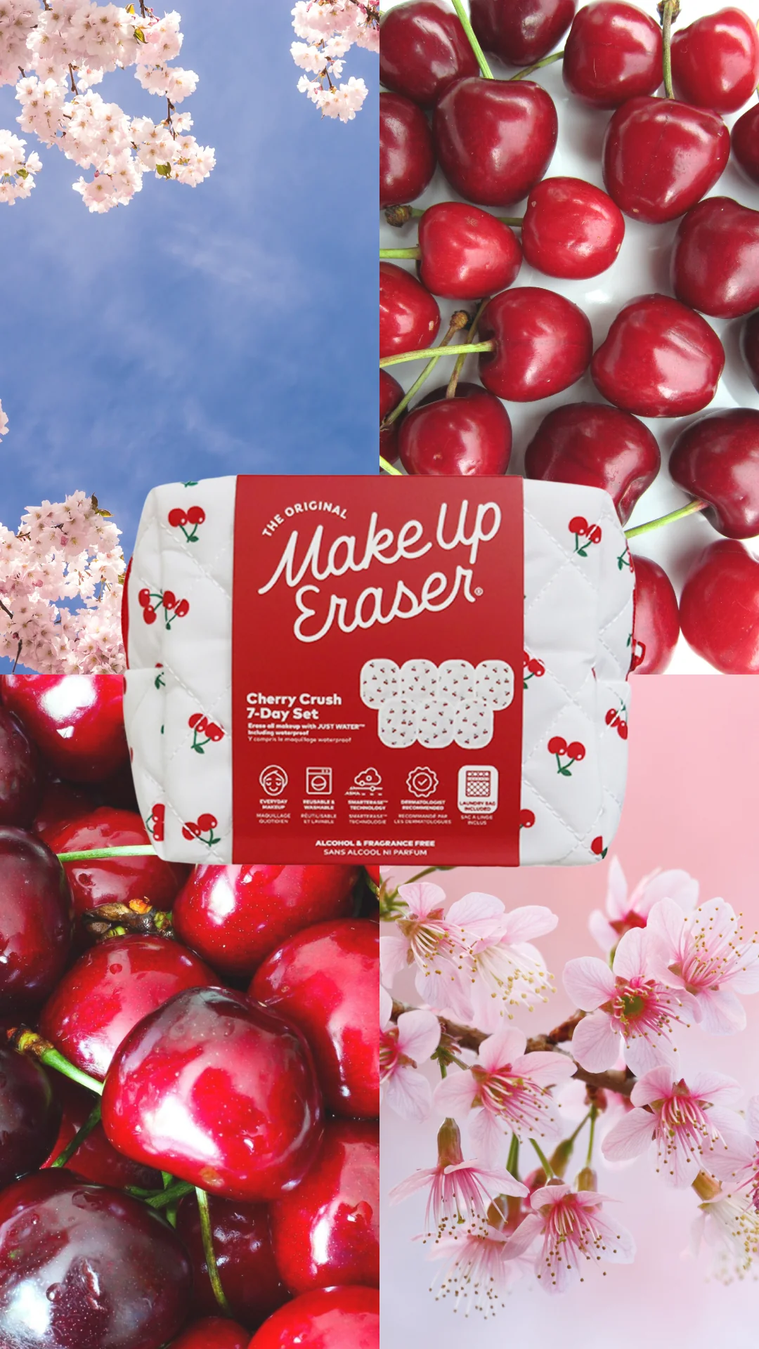 Cherry Crush 7-Day Set & Makeup Bag Gift Set - Image 3