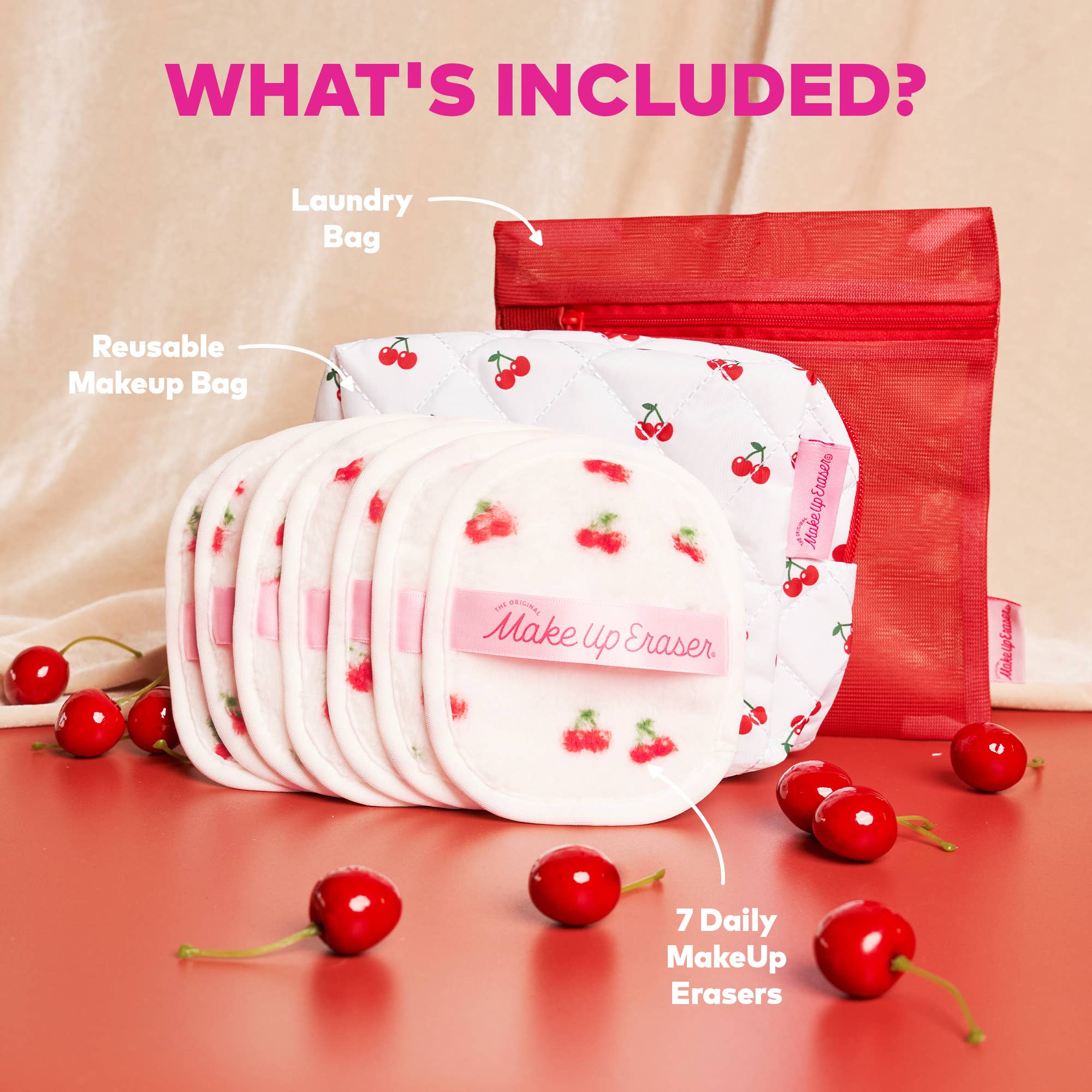 Cherry Crush 7-Day Set & Makeup Bag Gift Set - Image 4