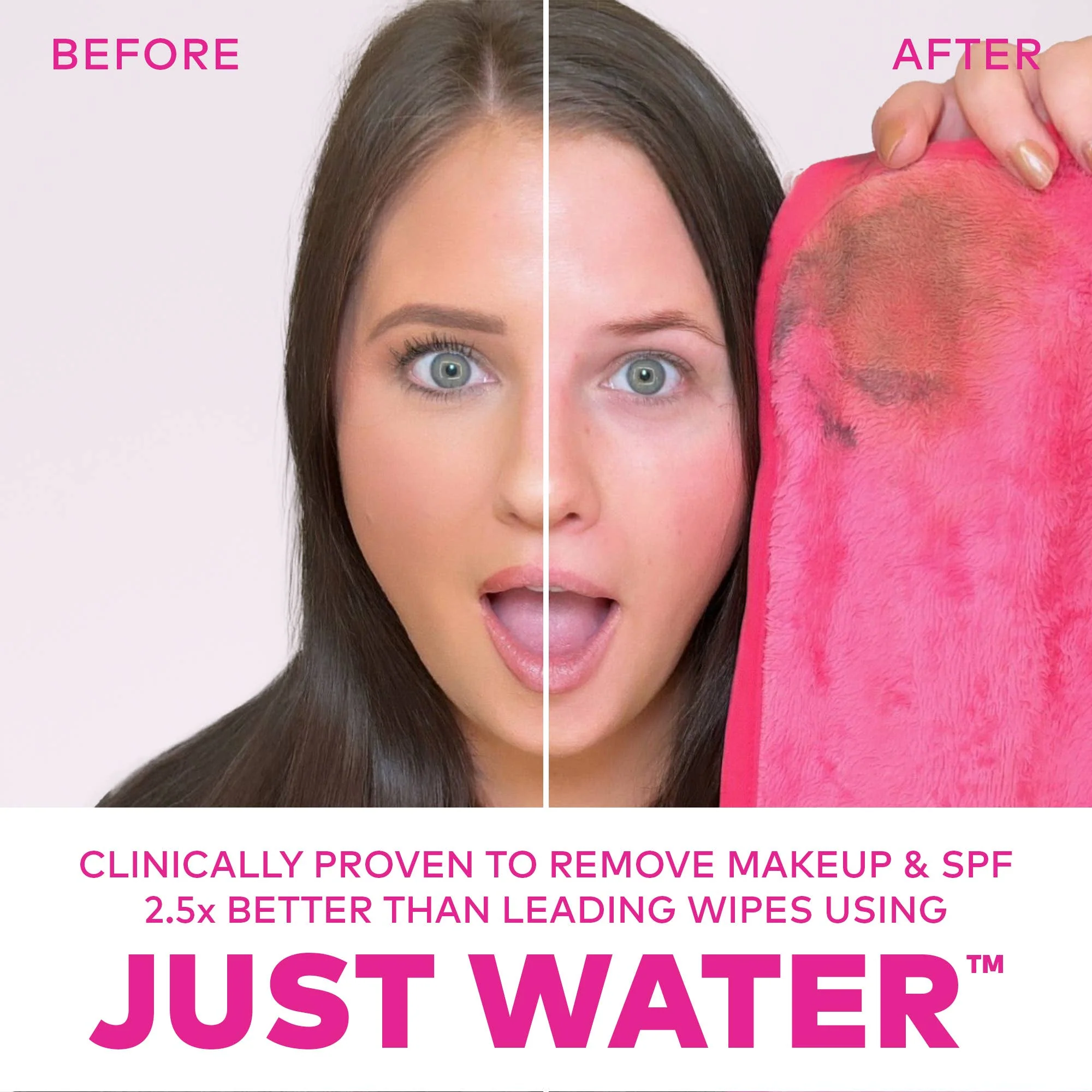 The Original MakeUp Eraser - Original Pink MakeUp Eraser PRO | Best Seller - Image 3