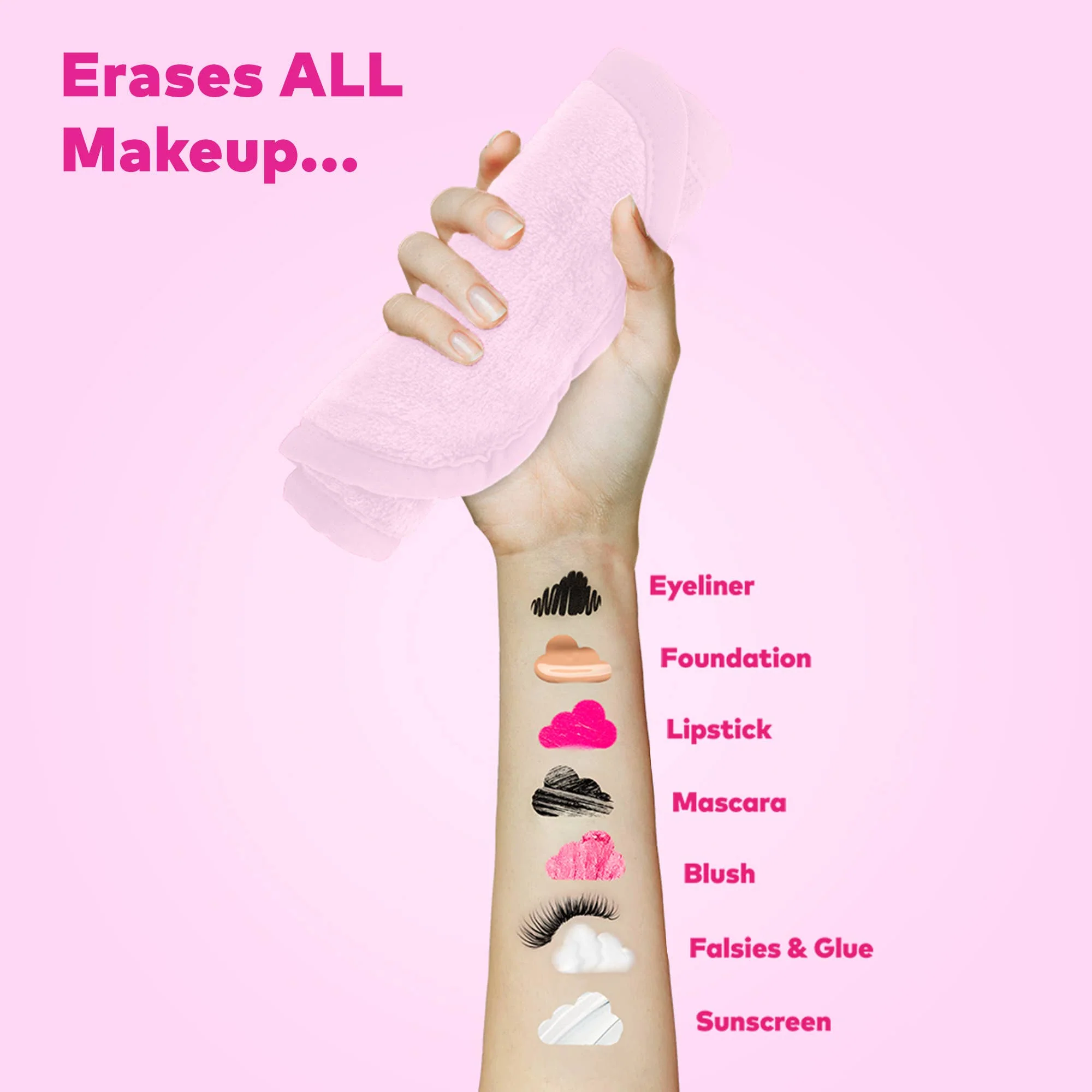 Silver Infused MakeUp Eraser PRO Acne Prone Skin - Image 4