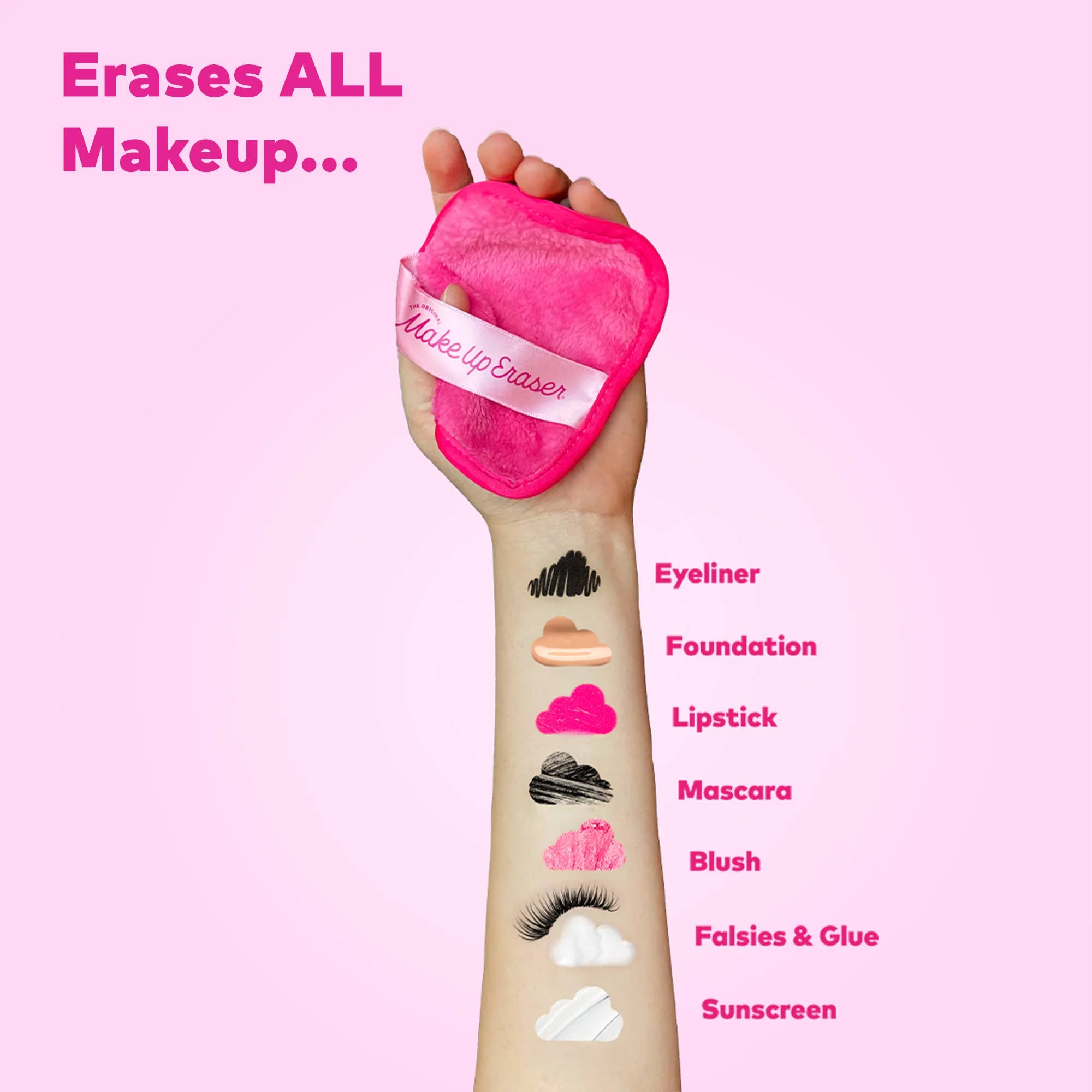 The Original MakeUp Eraser - The Pink Daily MakeUp Eraser - Image 8