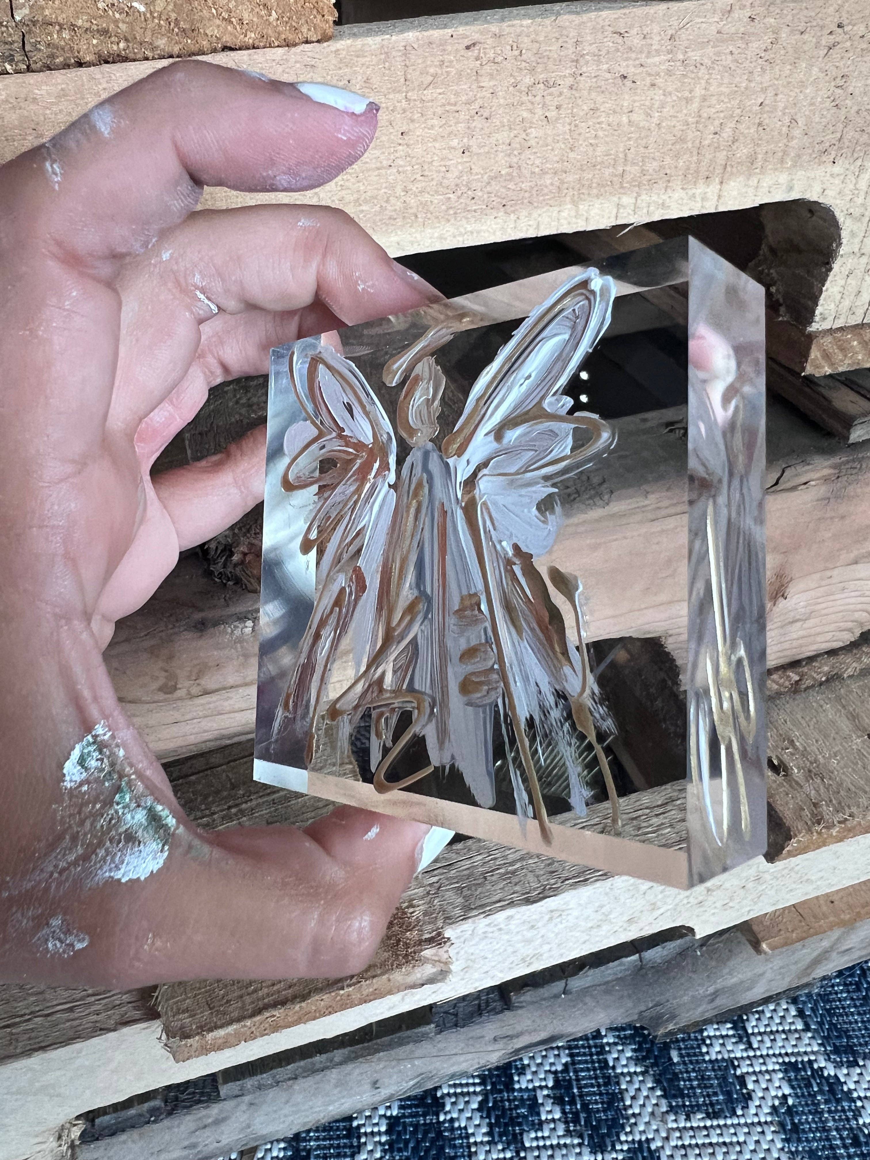 Neutral Angel Lucite Block - Image 2