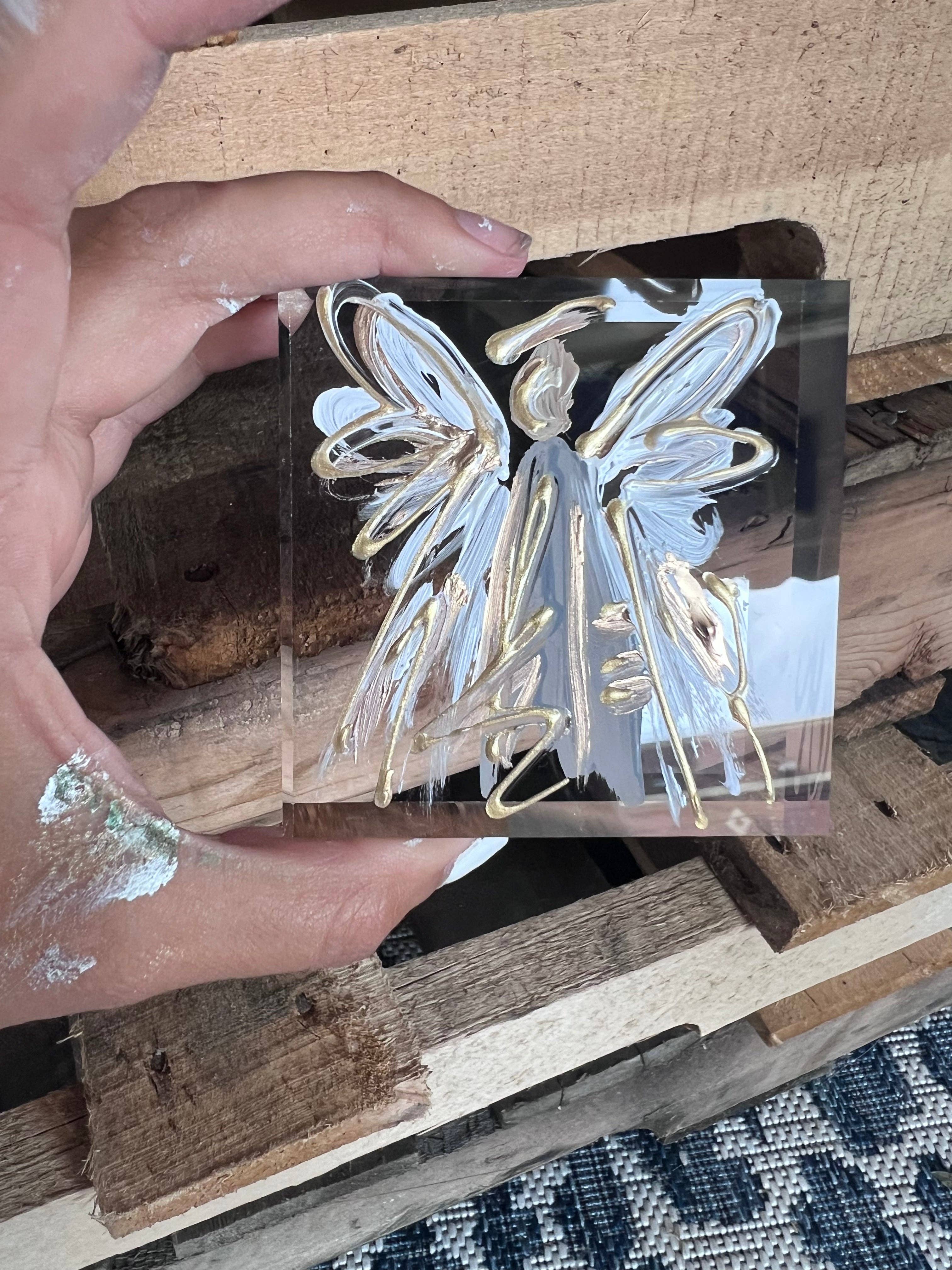 Neutral Angel Lucite Block - Image 3