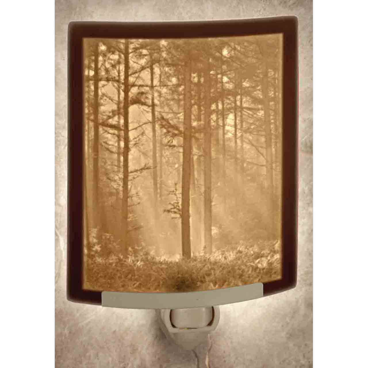 Woodland Sunbeams Porcelain Lithophane Night Light - Image 3