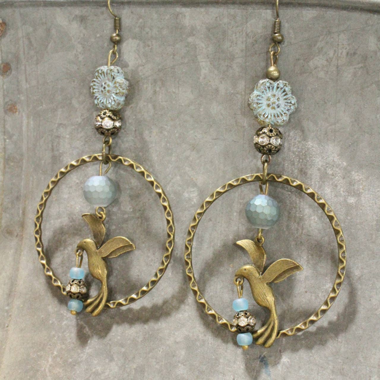 Soaring Bird Dangle Earrings - Image 2