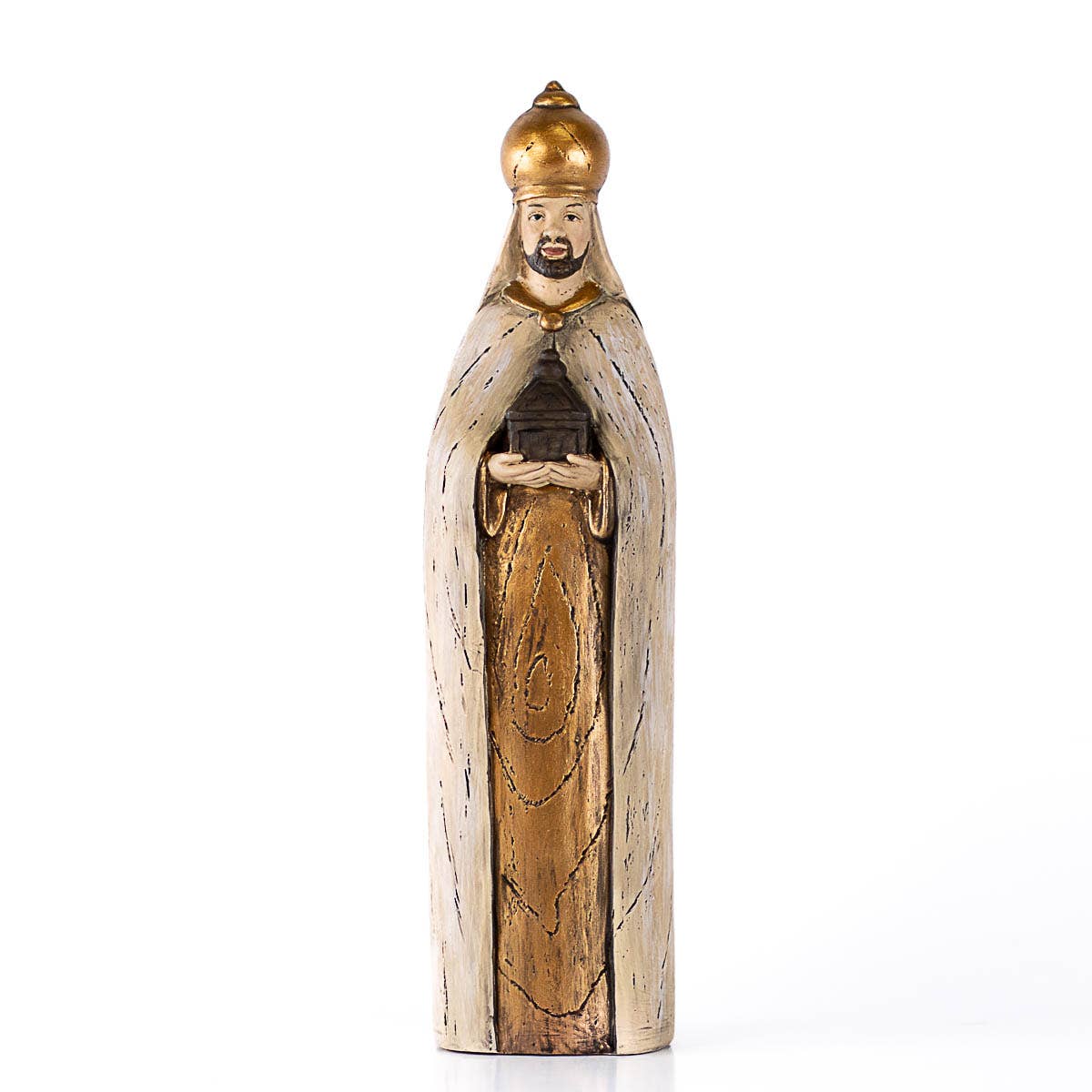 Caspar Wise man Antique White/Gold 3x11.5