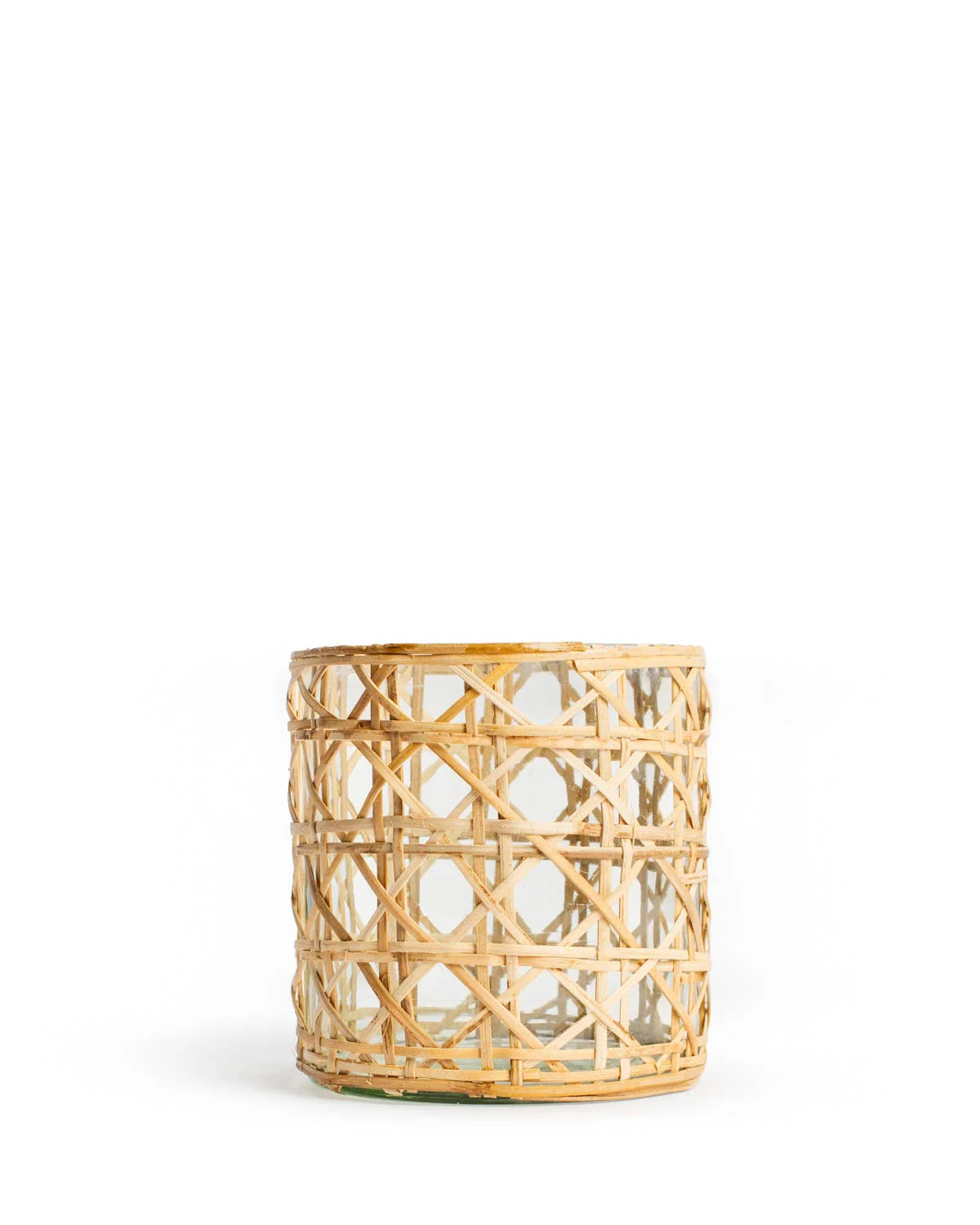 Mia Cane Candle Holder 4x4.25