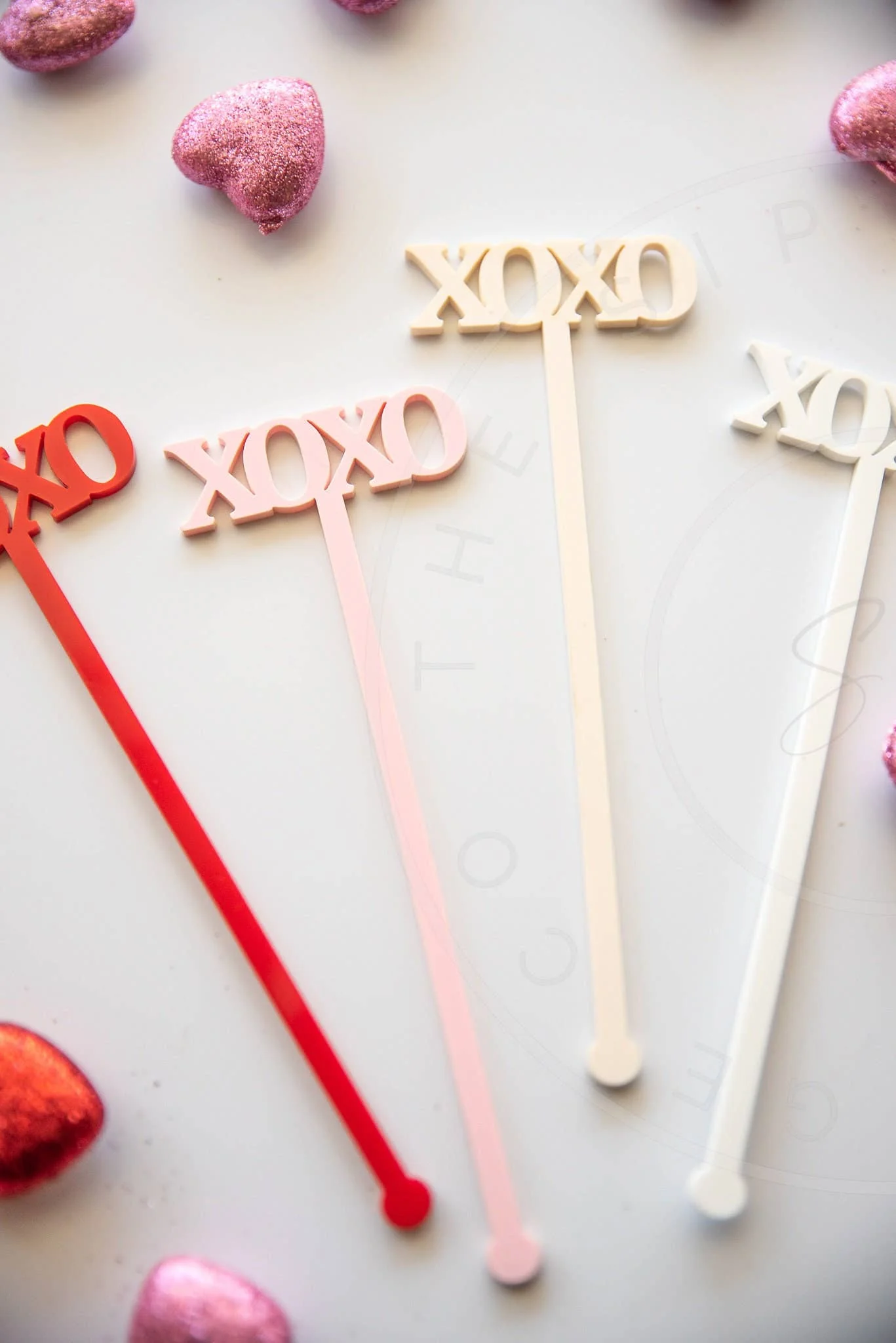 XOXO Valentine's Day Drink Stirrers - Image 2