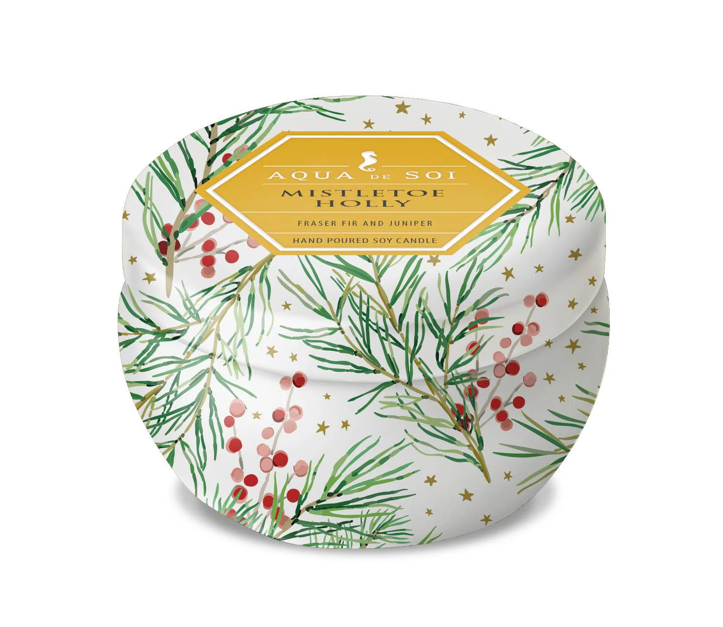 The SOi Company - Mistletoe & Holly 4oz Aqua De SOi Candle Tin - Image 2