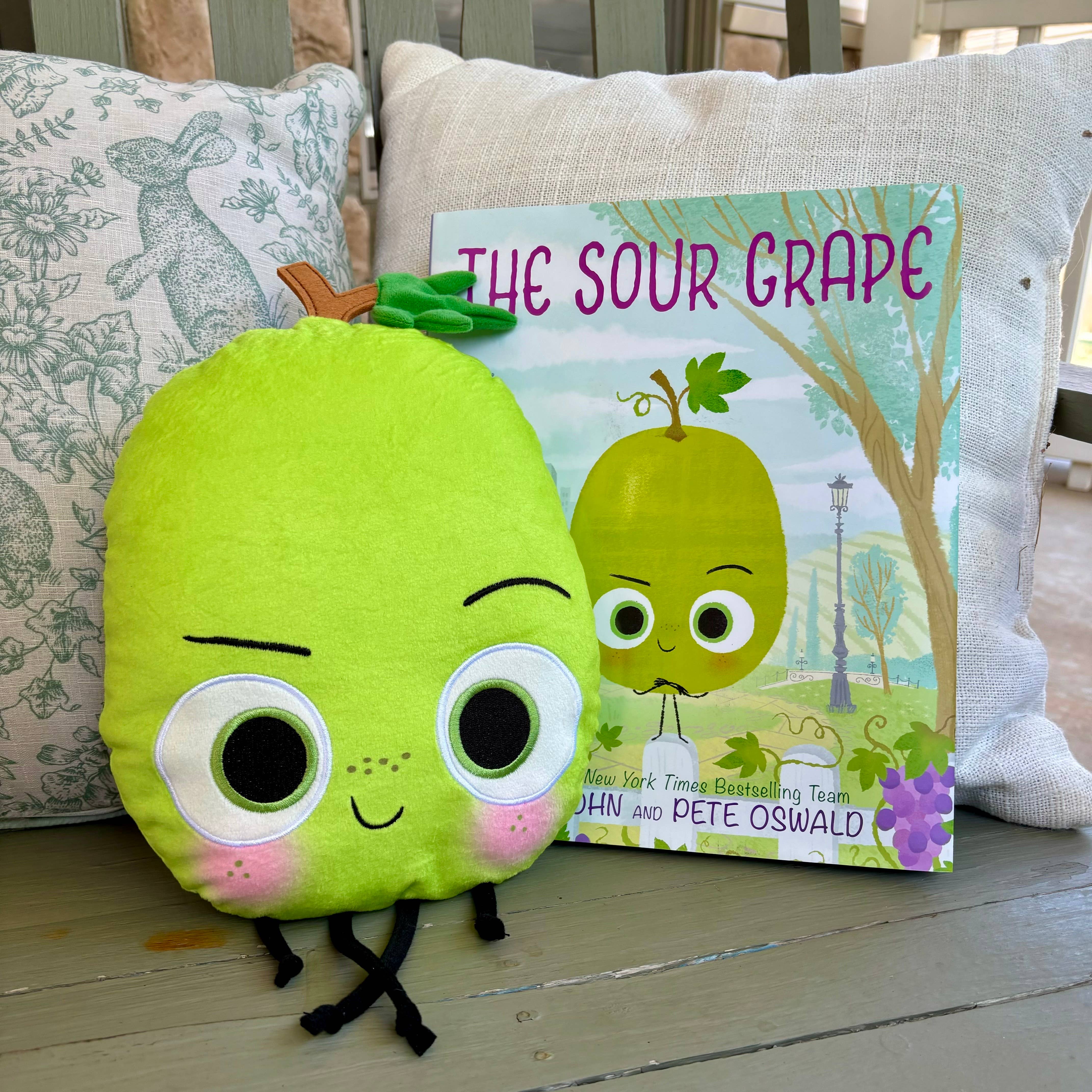 The Sour Grape Plush and hardcover book SOLD SEPARATELY - Image 2