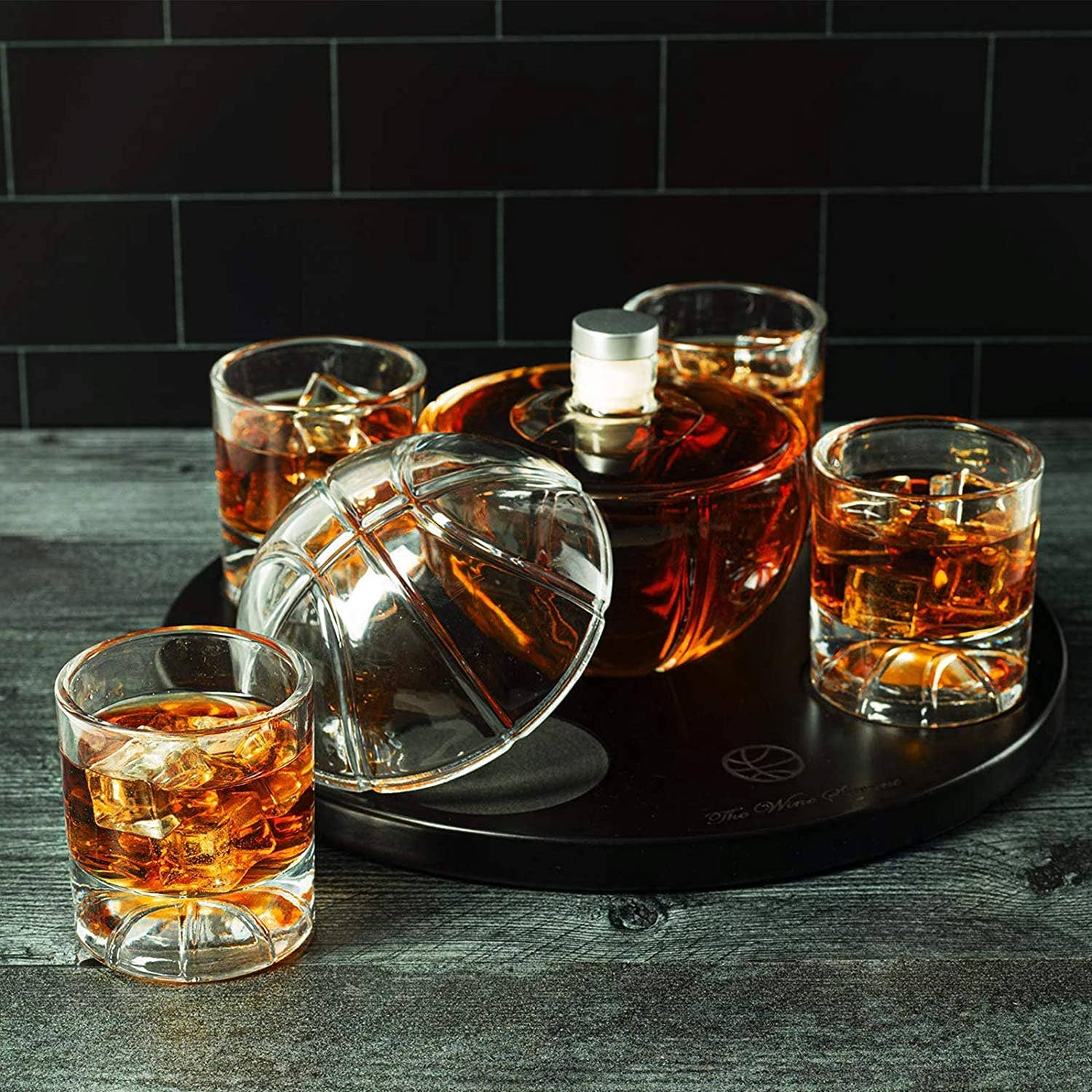 Basketball Decanter Set, Whiskey Scotch or Bourbon Decanter - Image 2