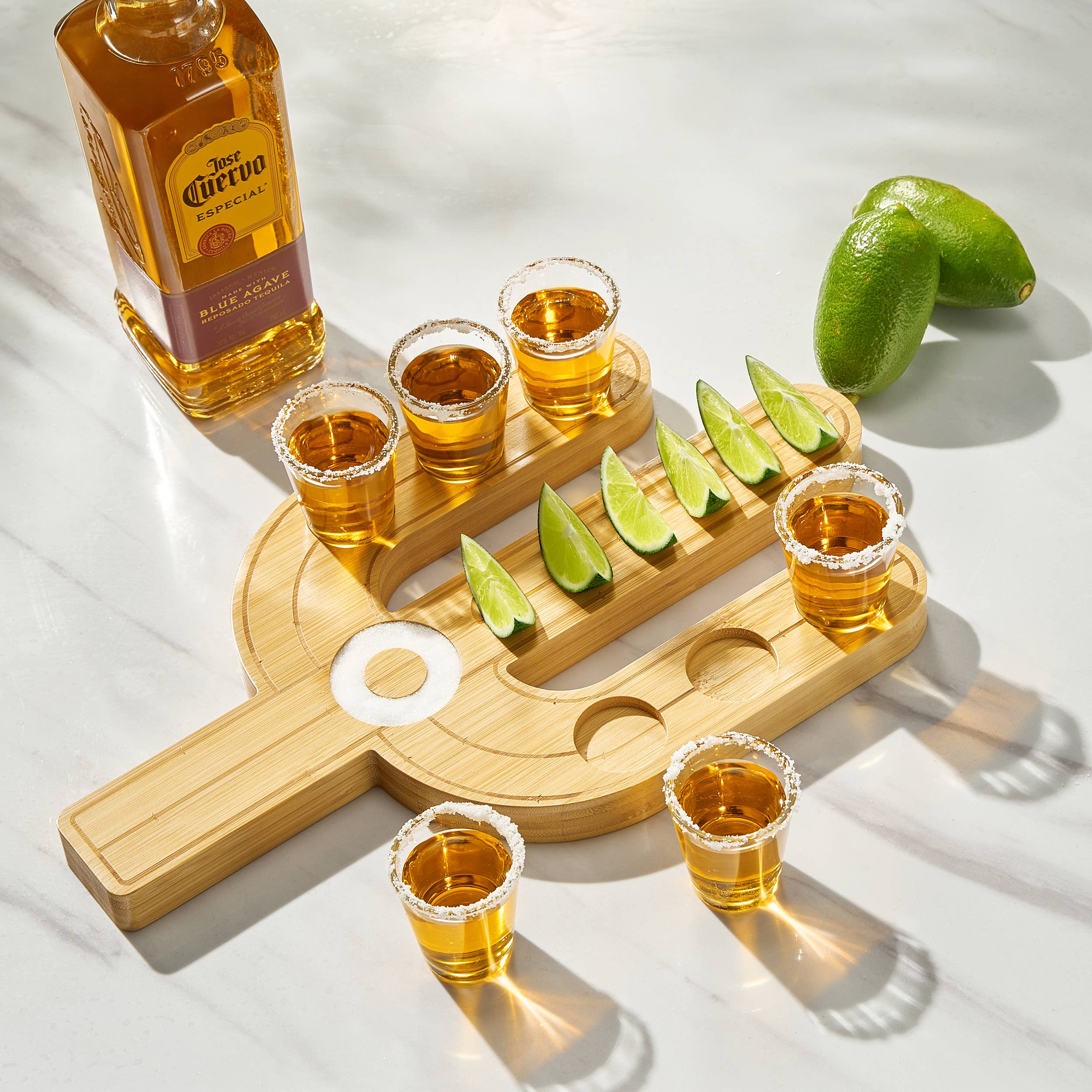 Cactus Tequila Tray & Shot Glasses Set - Image 2