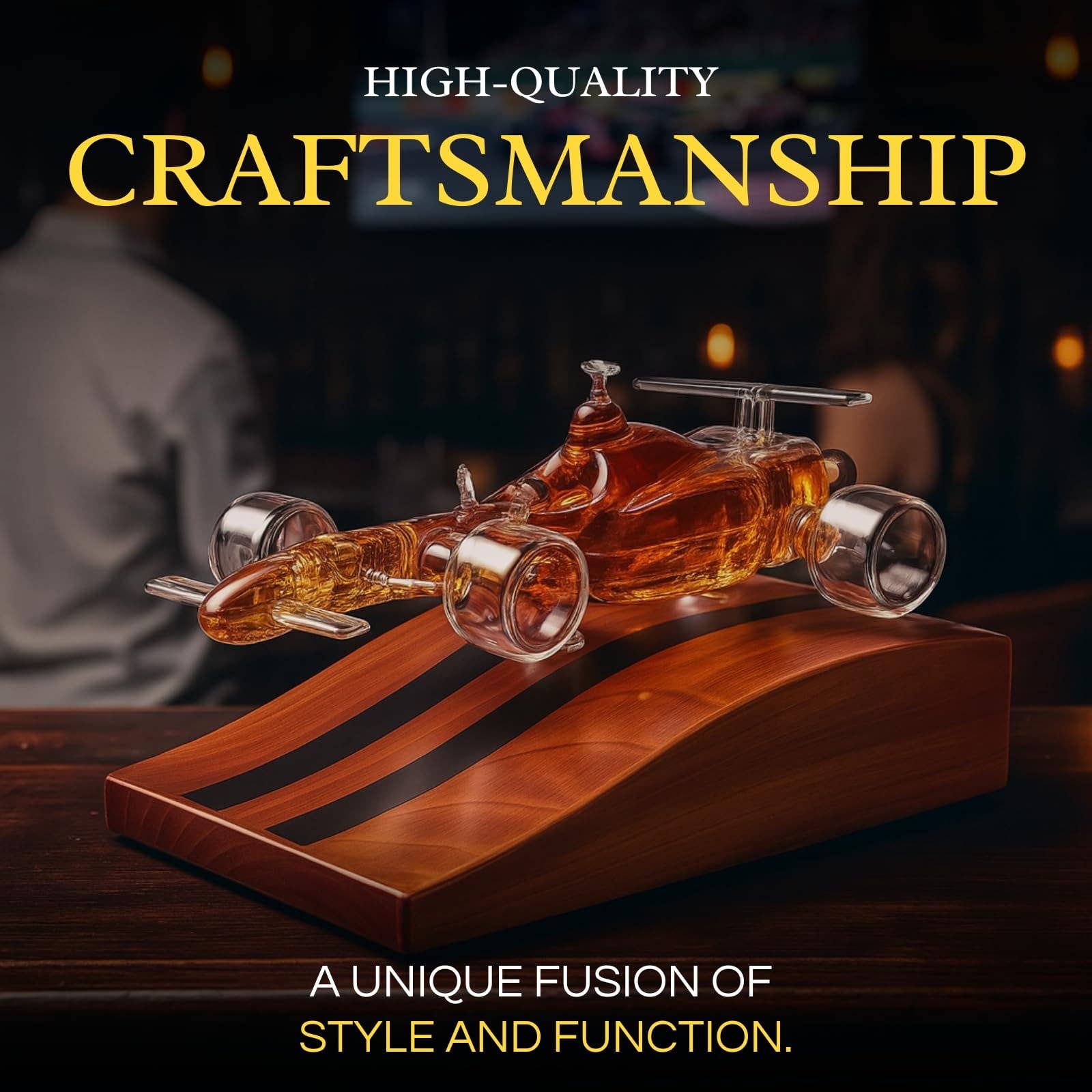 F1 Racecar Whiskey Decanter - 8.12oz - - Image 4
