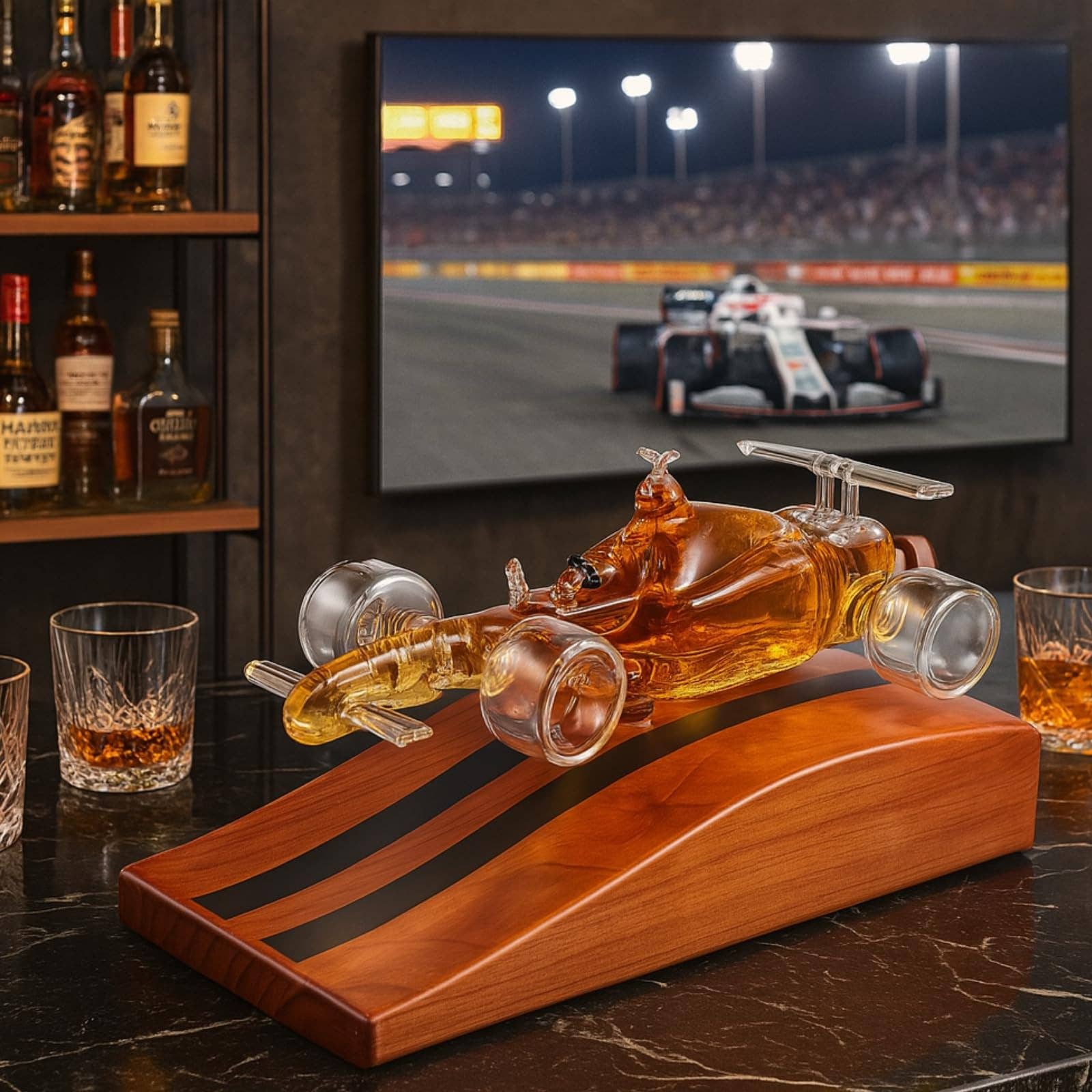F1 Racecar Whiskey Decanter - 8.12oz - - Image 5