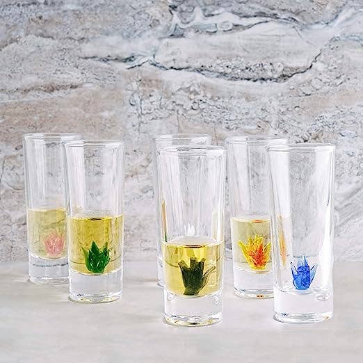 Tequila Decanter Set With Agave Decanter and 6 Agave Glasses - Image 2