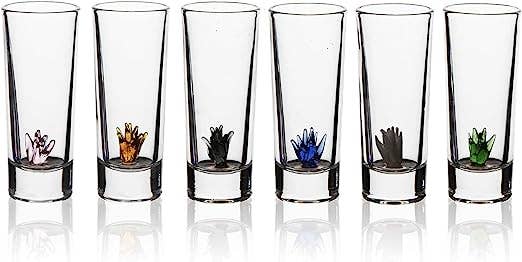 Tequila Decanter Set With Agave Decanter and 6 Agave Glasses - Image 4
