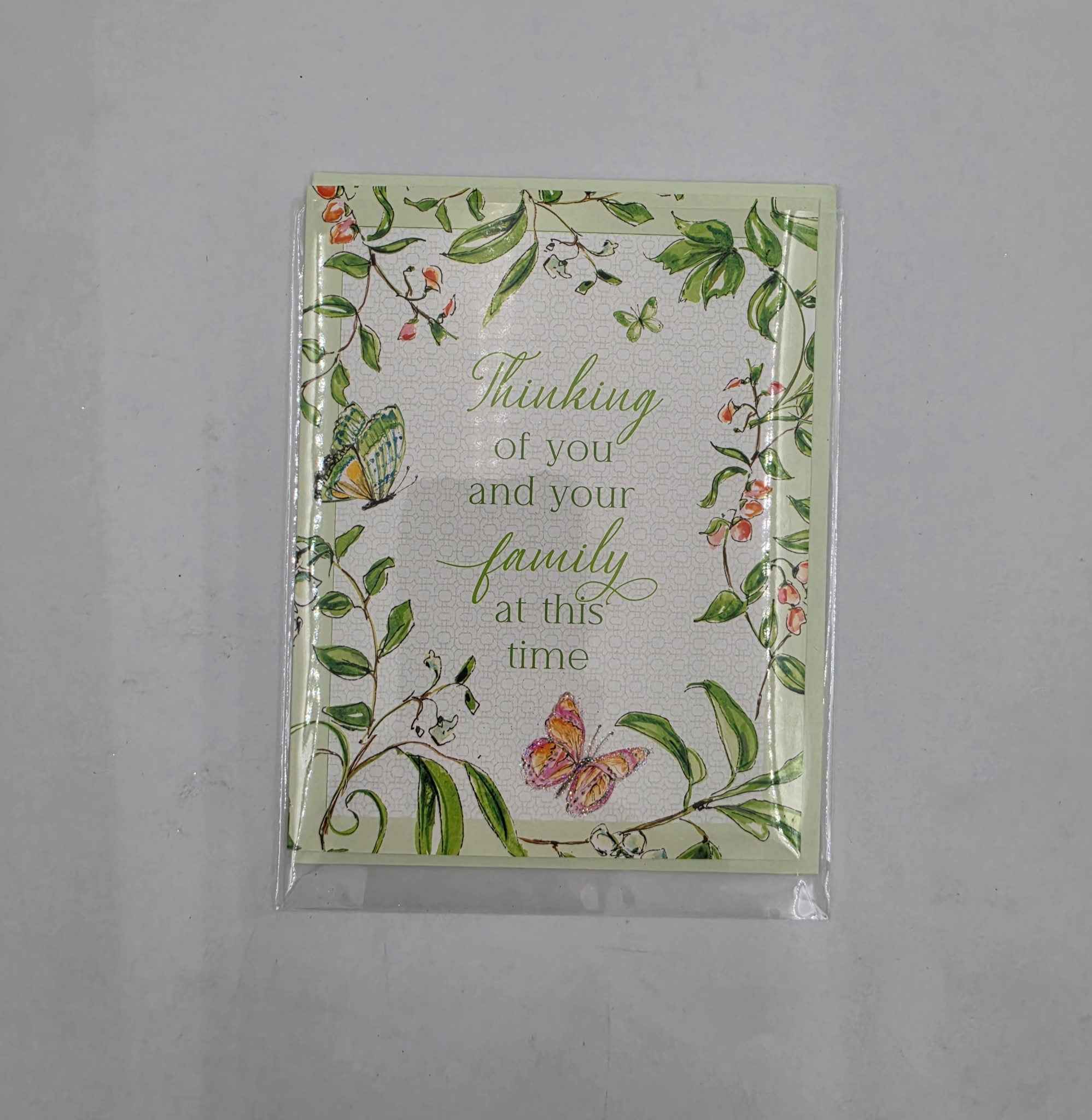 Thinking Of You and Your Family Greeting Cards