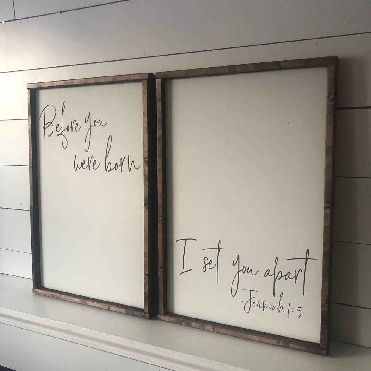 Before you were born - I set you apart Wall Art -2 PIECE - Image 7