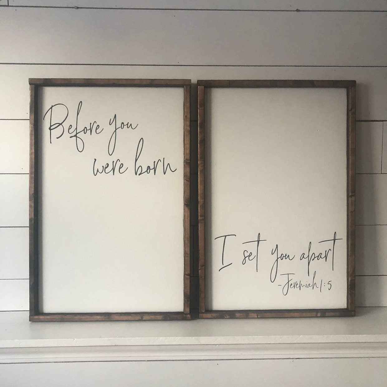 Before you were born - I set you apart Wall Art -2 PIECE - Image 9