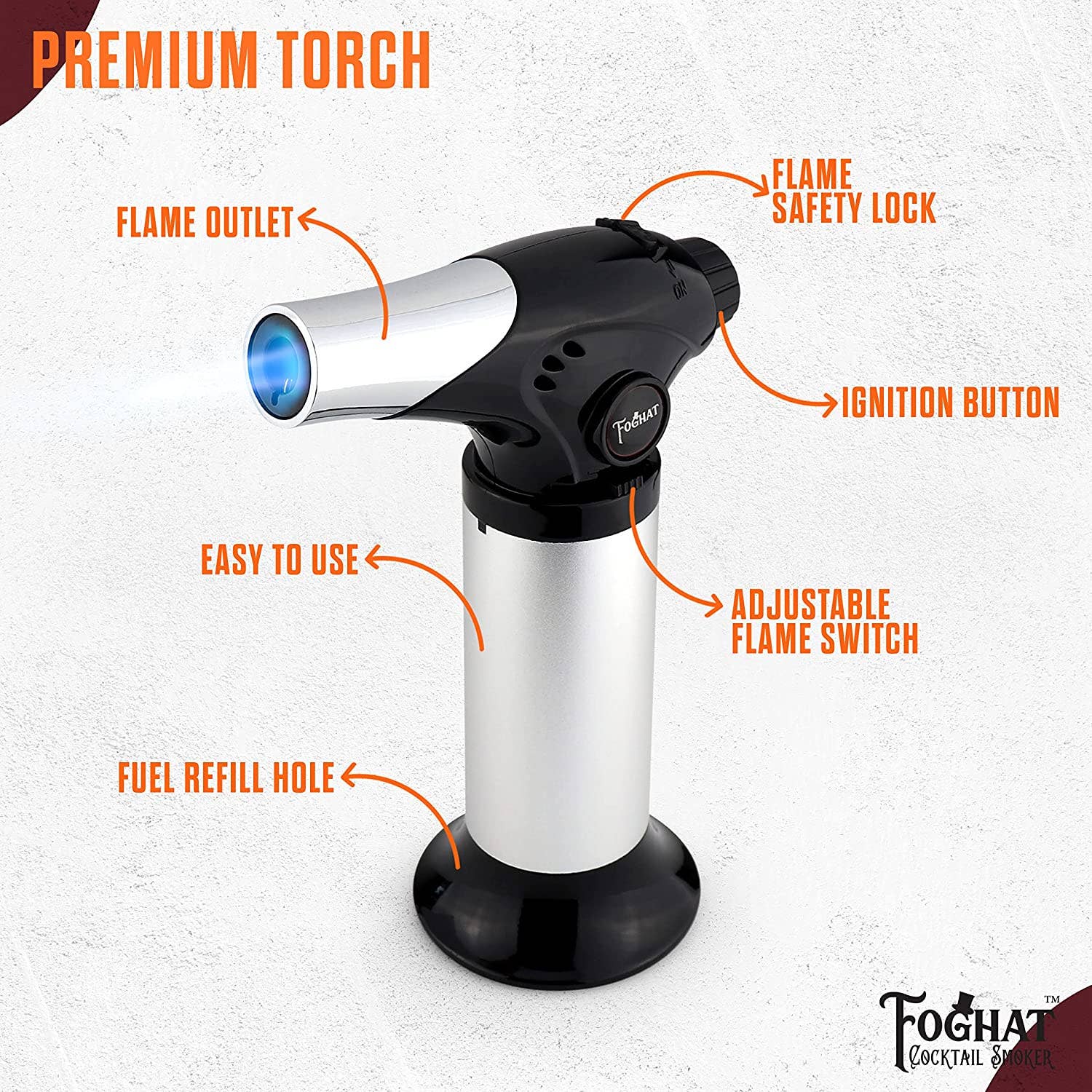 ThousandOaksBarrelCo. - Foghat™ Culinary Smoking Torch - Image 2