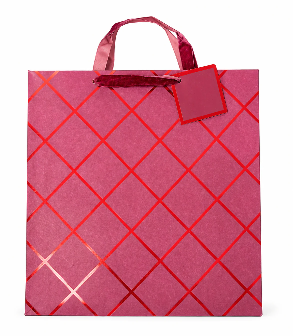 Ruby Radiance large Square Gift Bag